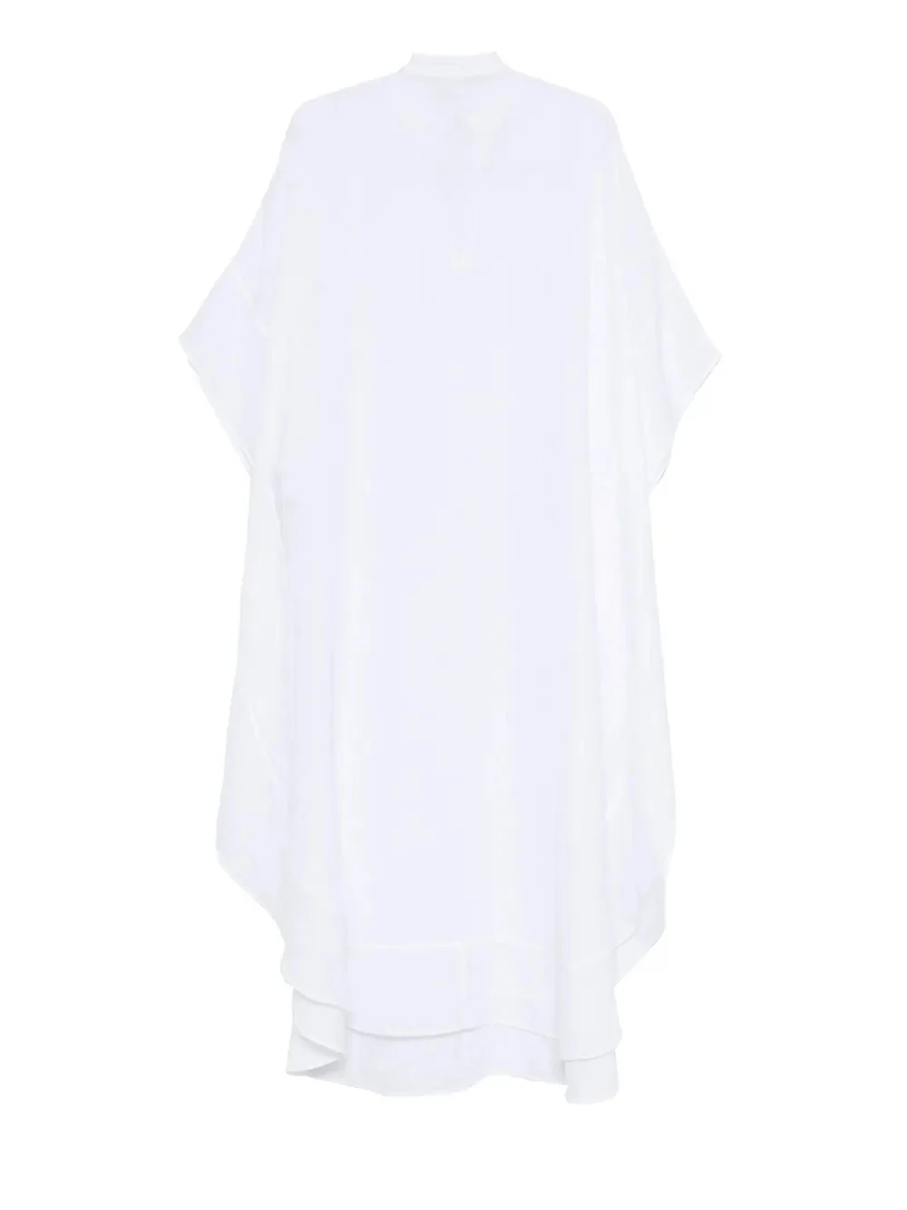 120% Lino Linen Kaftan V-Neck with Side Slits for Women - Image 2