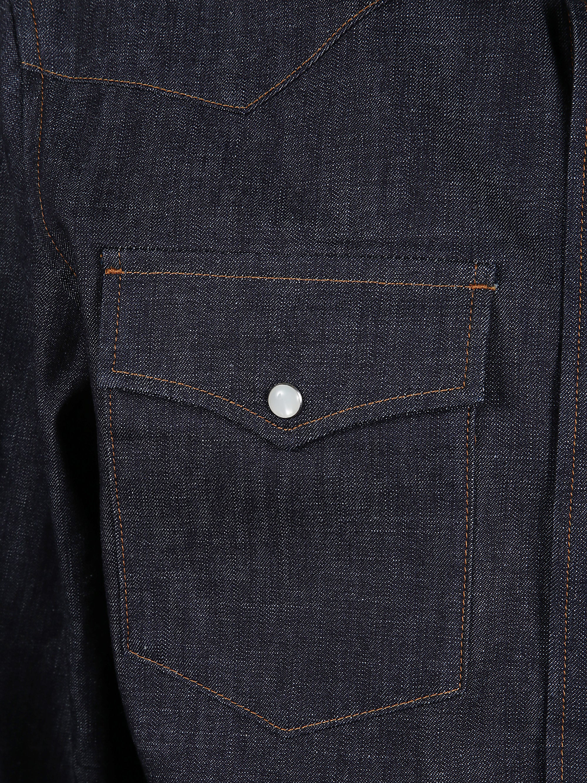 A.p.c. Classic Cotton Western Shirt for Men - Image 3