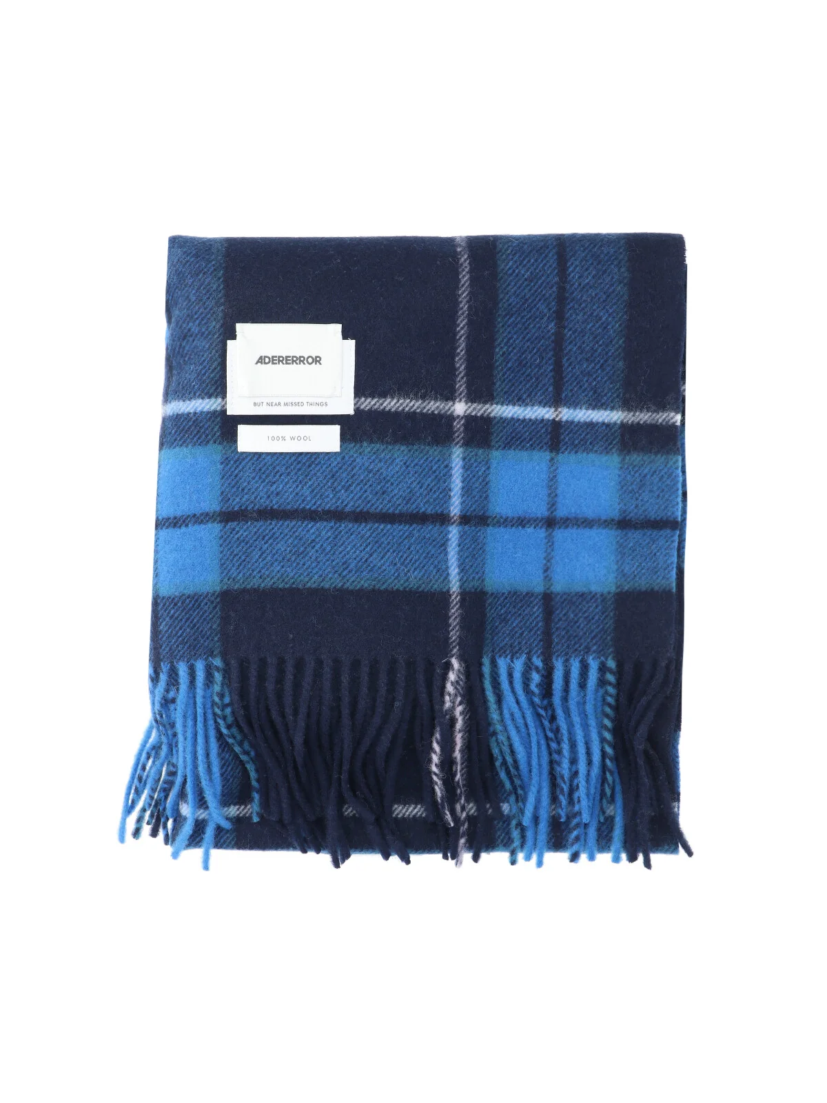 Ader Error Wool Scarf with Statement Logo Aesthetic - Image 2