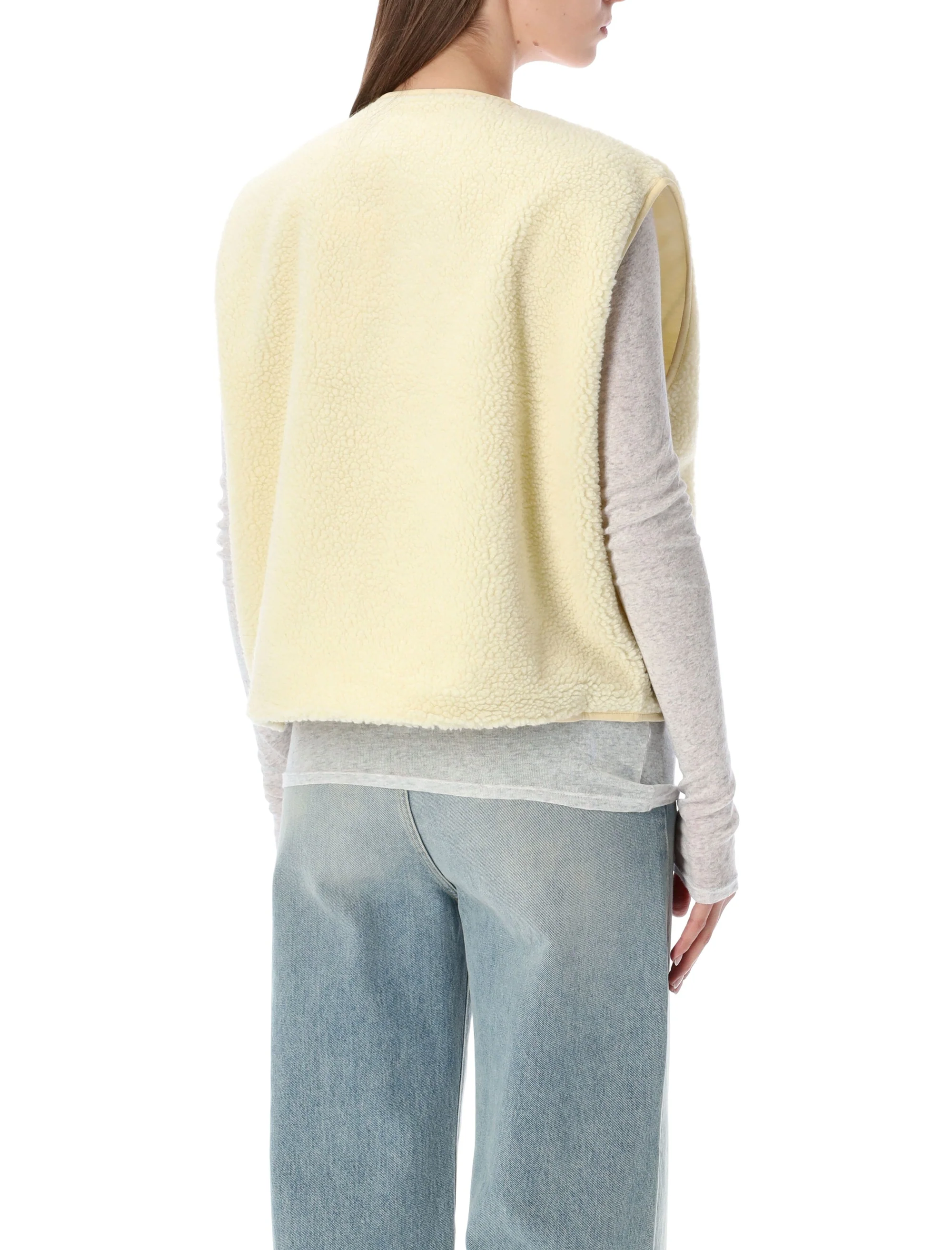 American Vintage Hoktown Sleeveless Fleece Vest - XS/S - Image 2