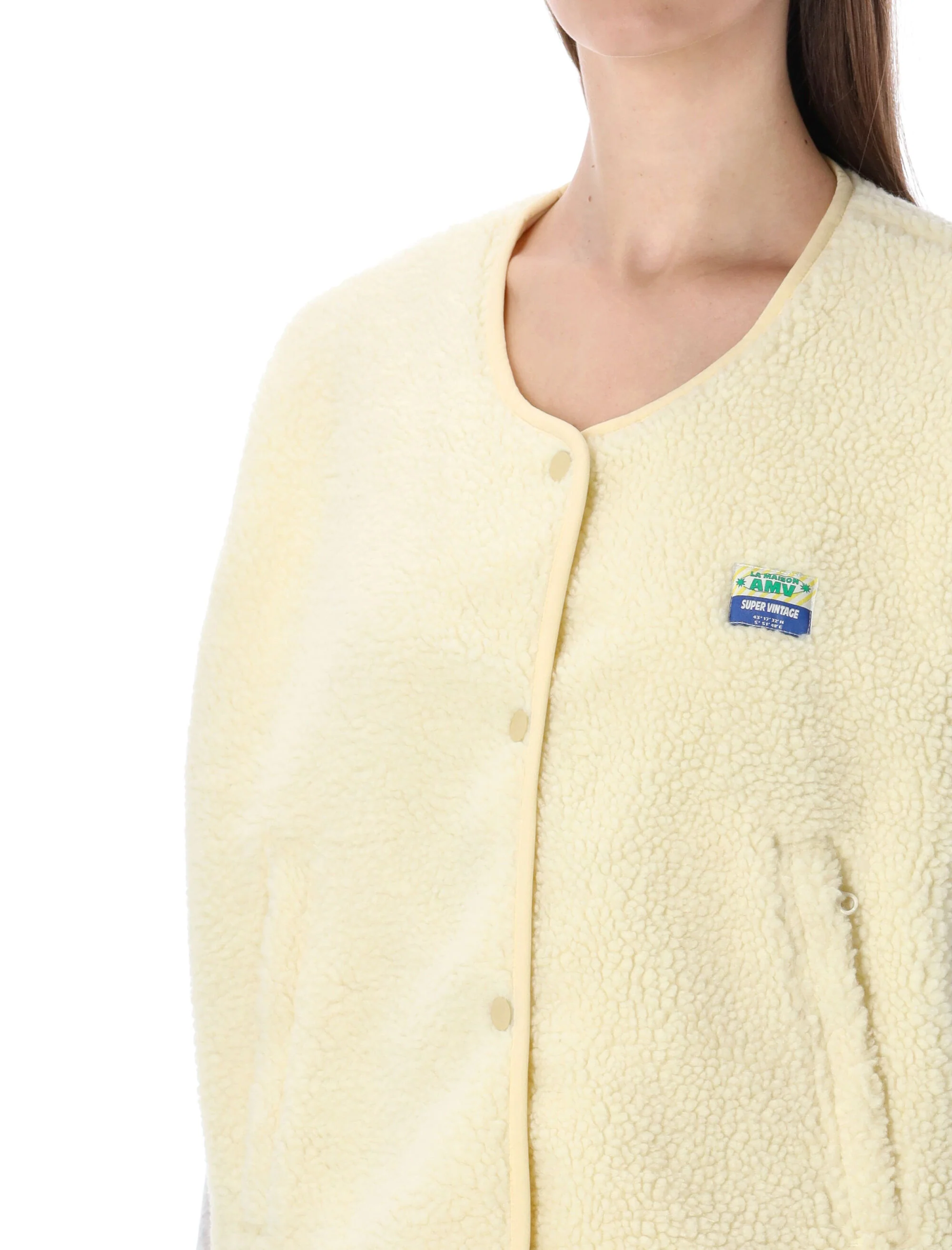 American Vintage Hoktown Sleeveless Fleece Vest - XS/S - Image 3