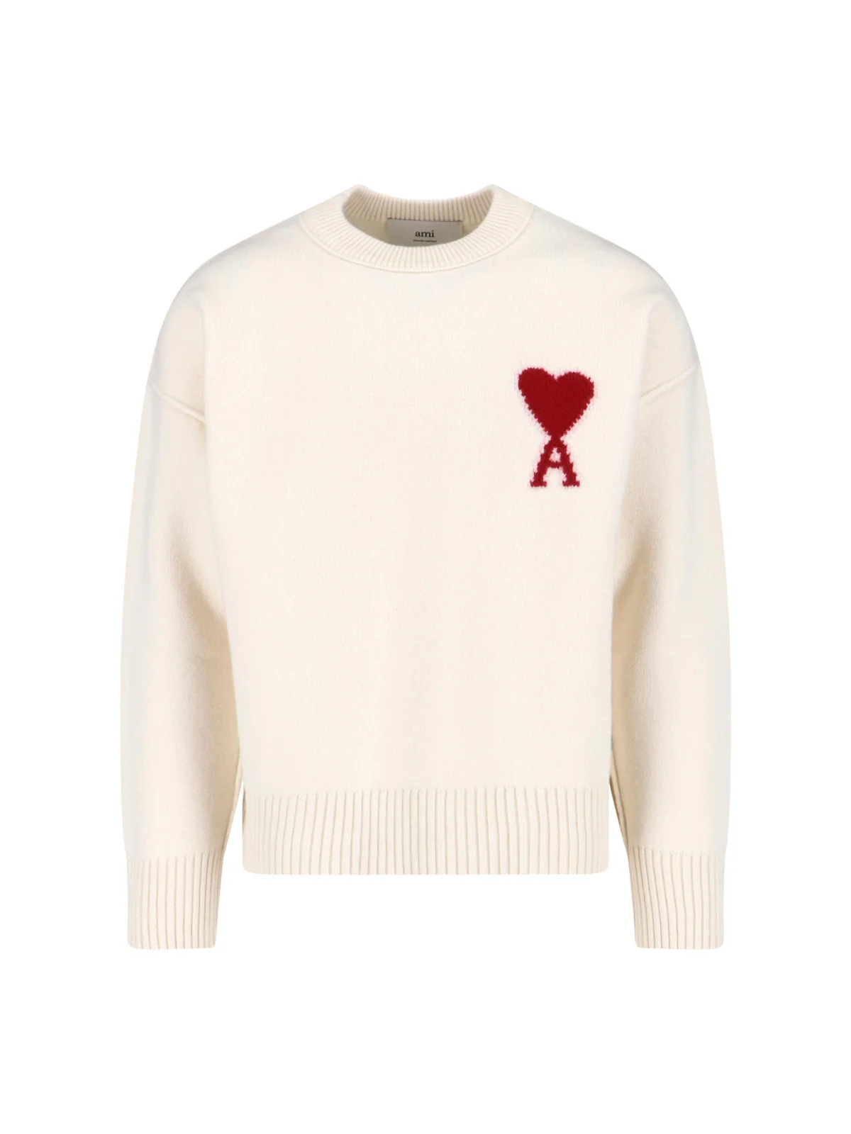 Ami Men’s 100% Wool Sweater - Image 2