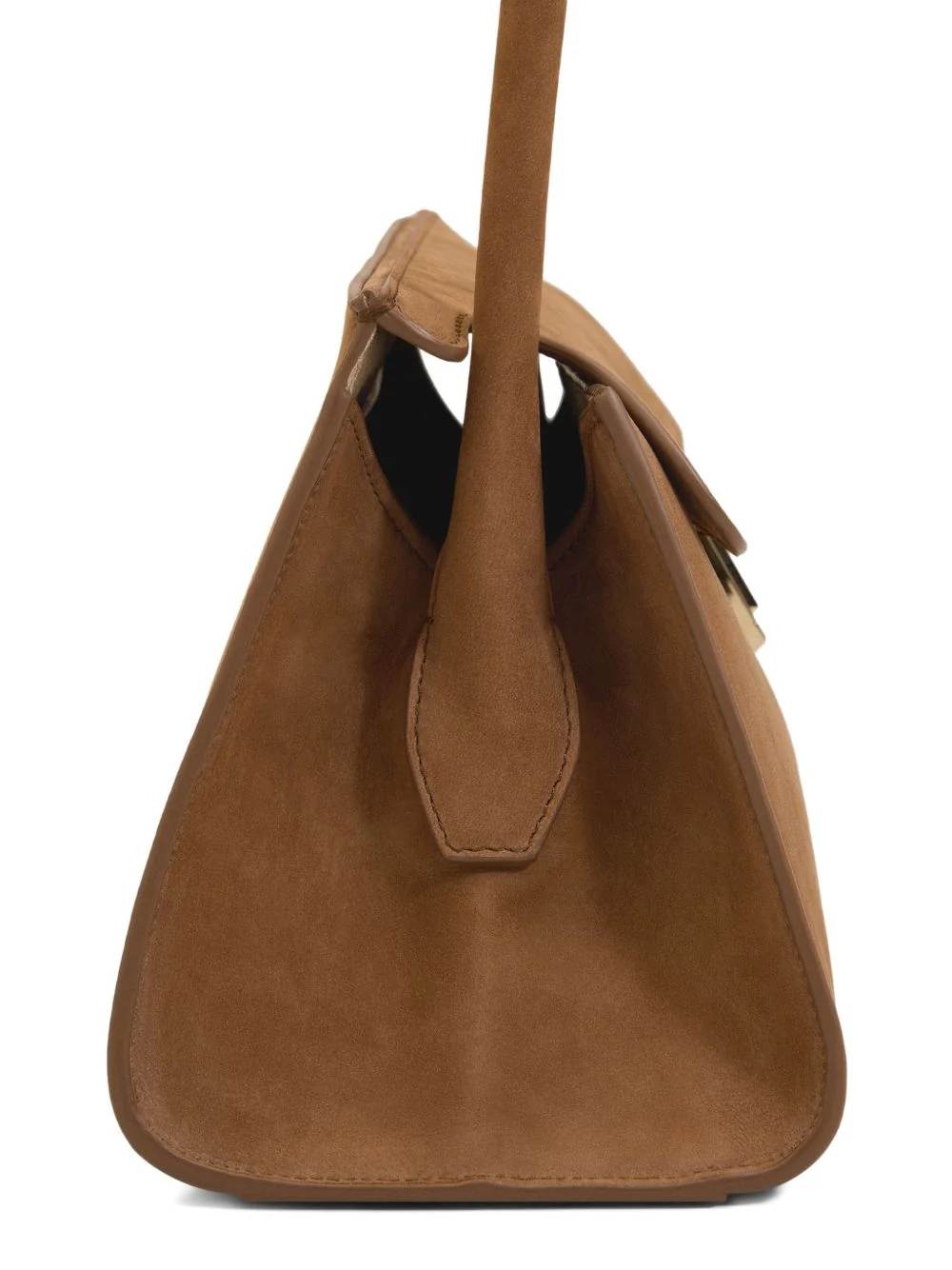 Ami Paris Glazed Leather Top Handle Paris Paris Bag - Image 5