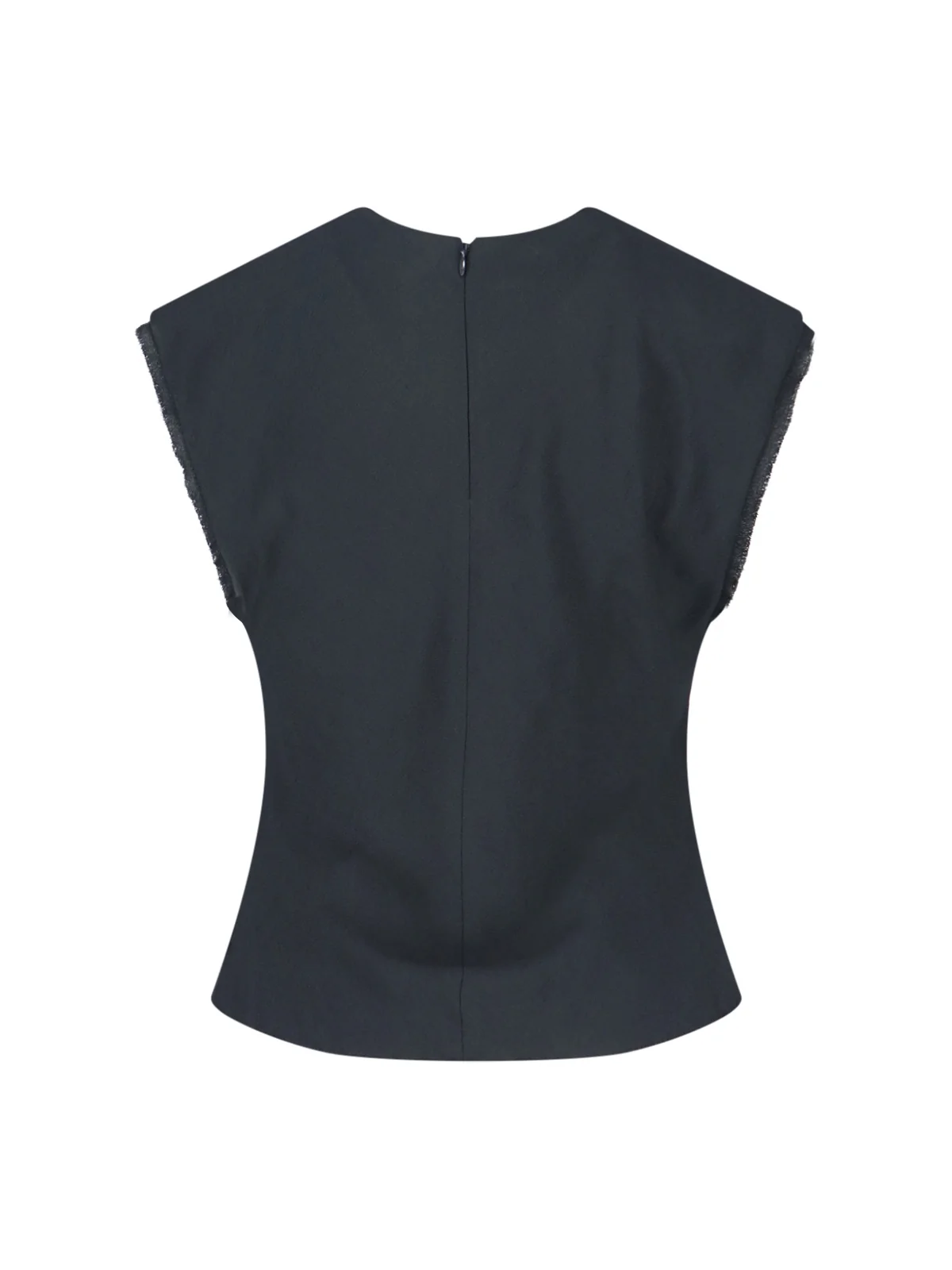 Ami Viscose-Blend Lined Stretch Top - Image 2