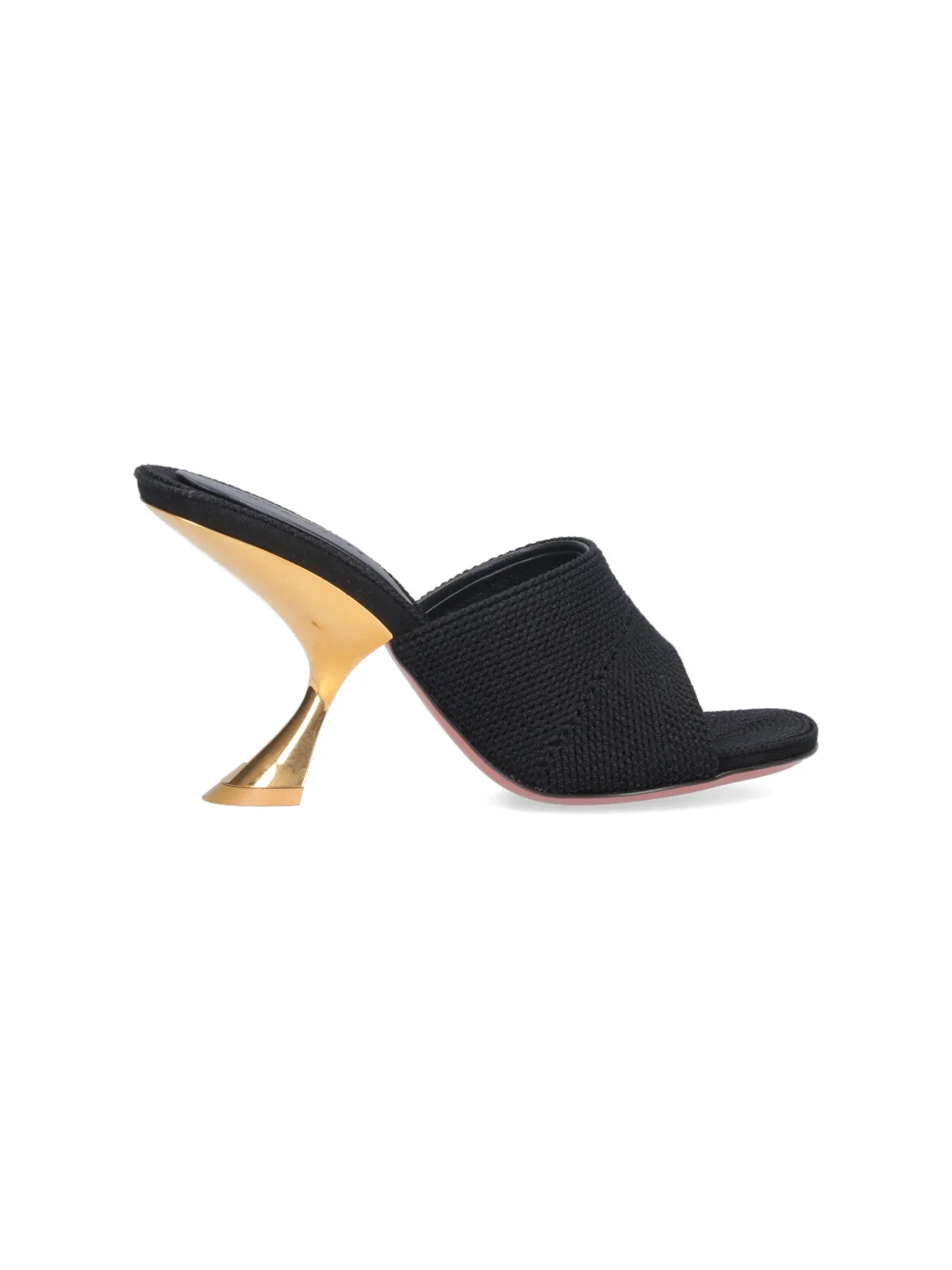 Amina Muaddi Tay Woven Heel Sandals