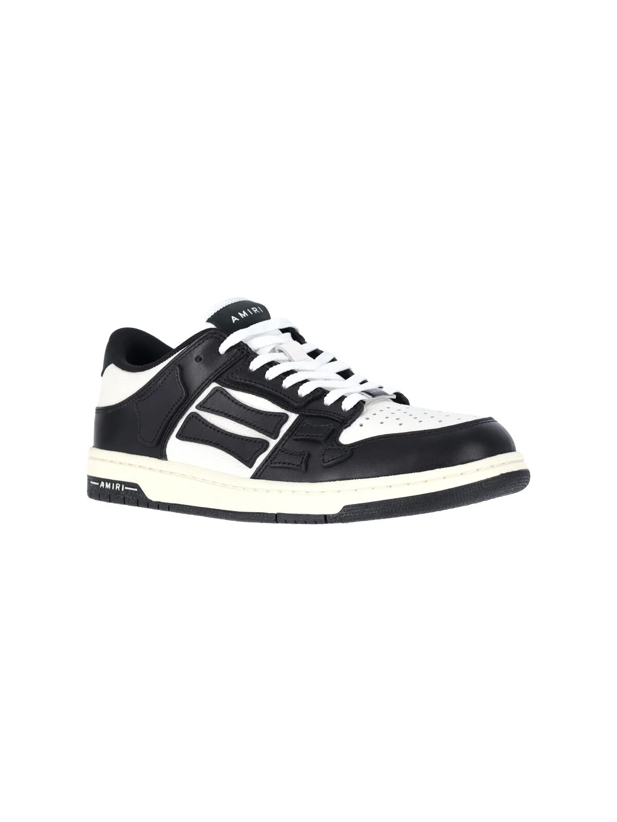 Amiri Leather Sneakers with Mesh Lining and Rubber Outsole - Image 4