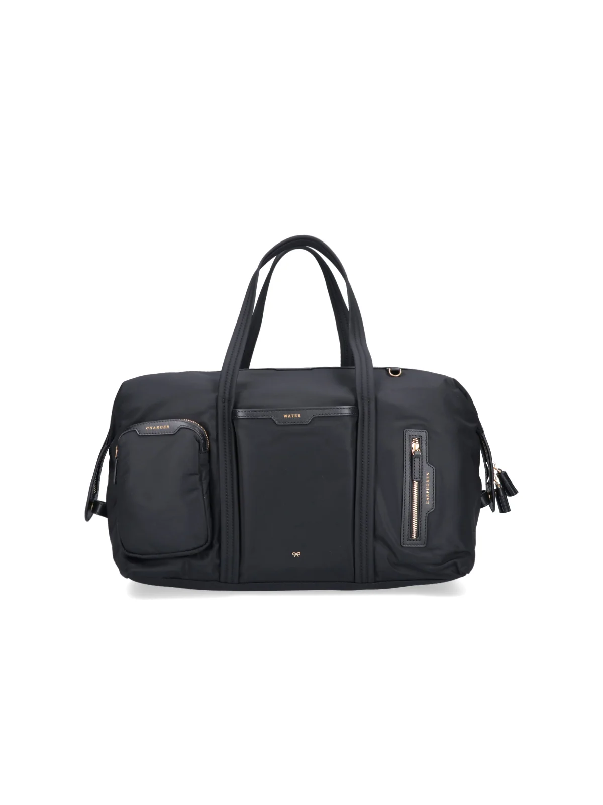 Anya Hindmarch Recycled Nylon Suitcase with Leather-Effect Details - Image 4