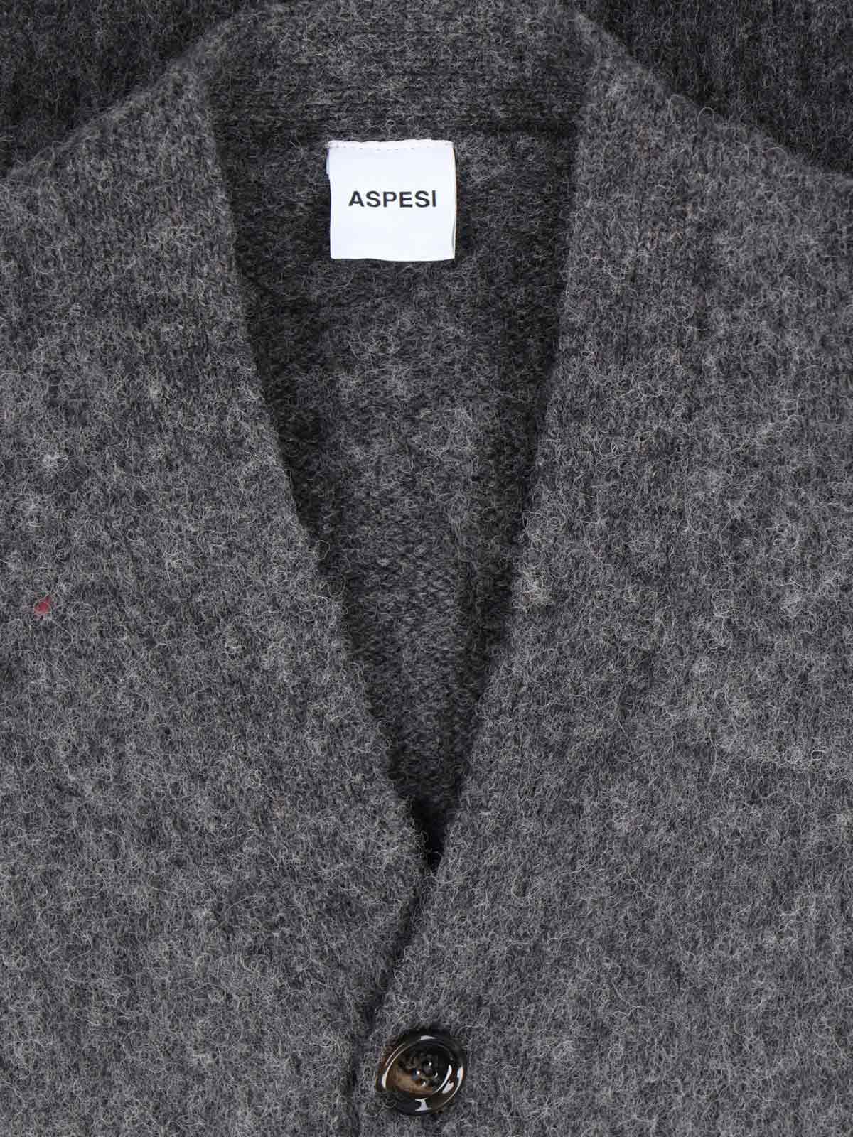 Aspesi Men’s 100% Wool Crewneck Sweater - Image 5