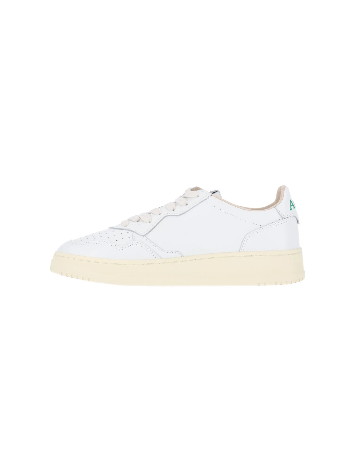 Autry Men’s Leather Sneakers with Rubber Outsole - Image 3