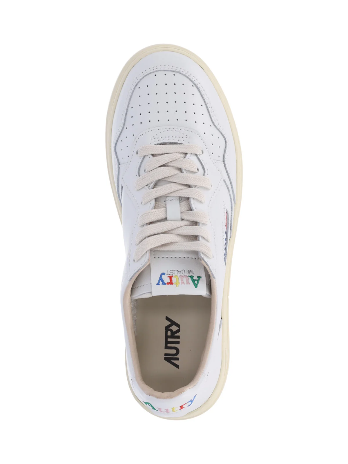 Autry Men’s Leather Sneakers with Rubber Outsole - Image 5
