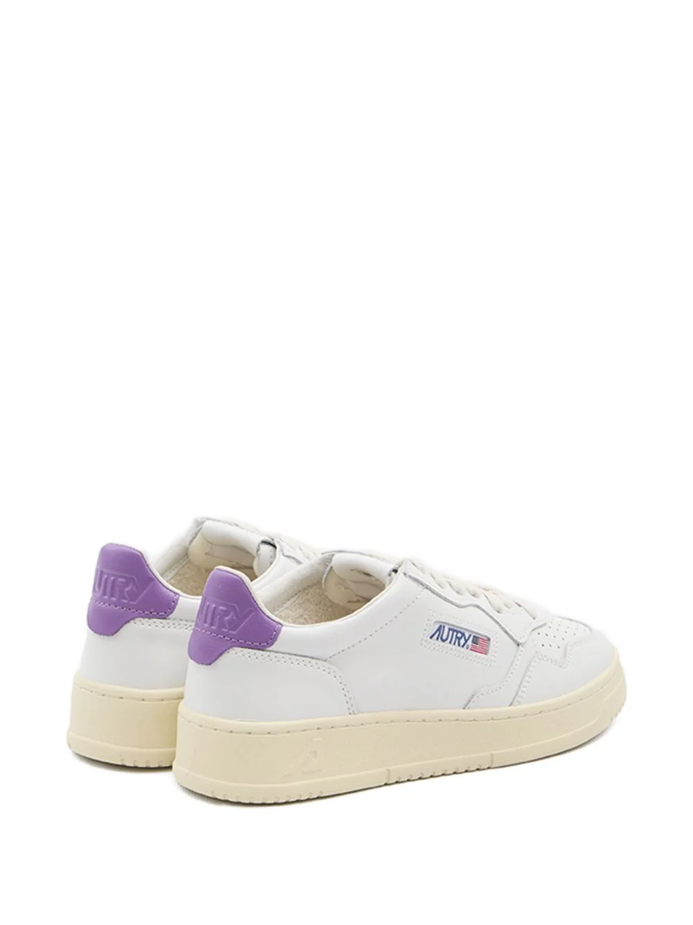 Autry Women’s 100% Leather Leather Sneaker with Micro-Perforated Toe, Padded Collar & Cotton Laces - Image 3