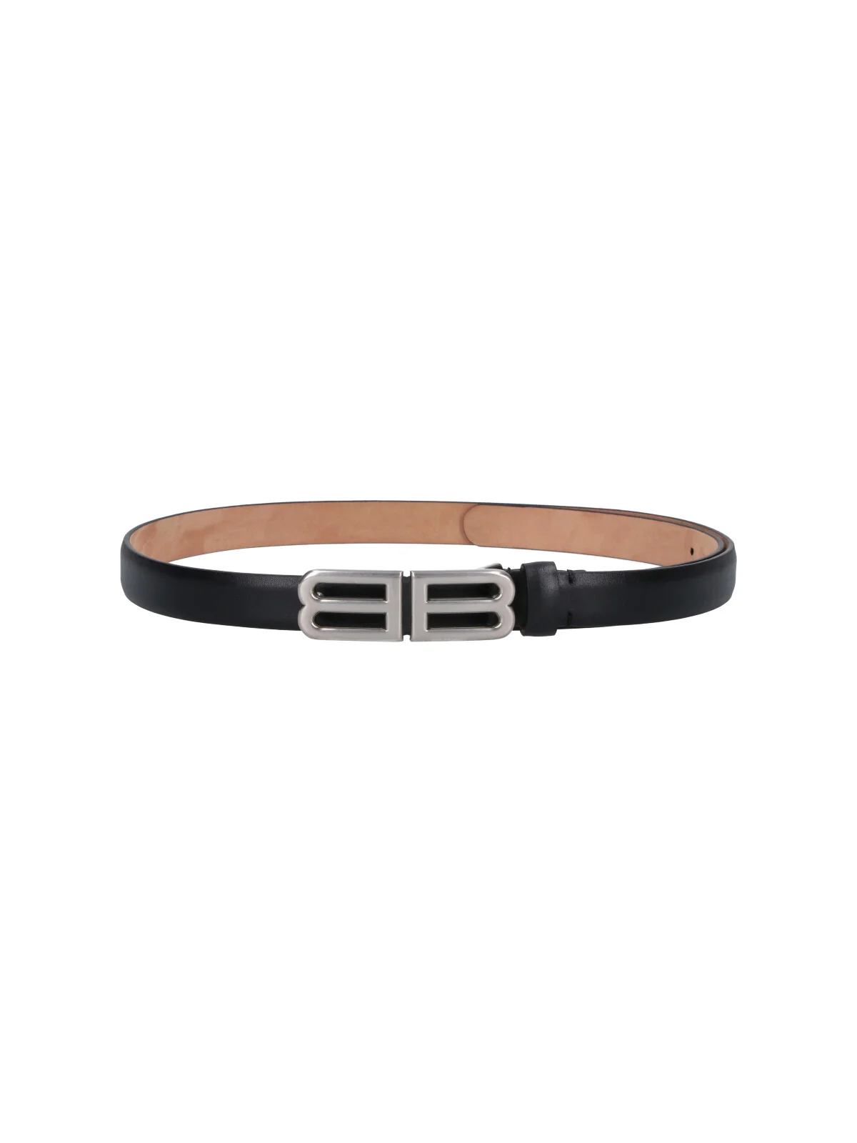 Balenciaga Calf Leather Belt with Brass Hardware