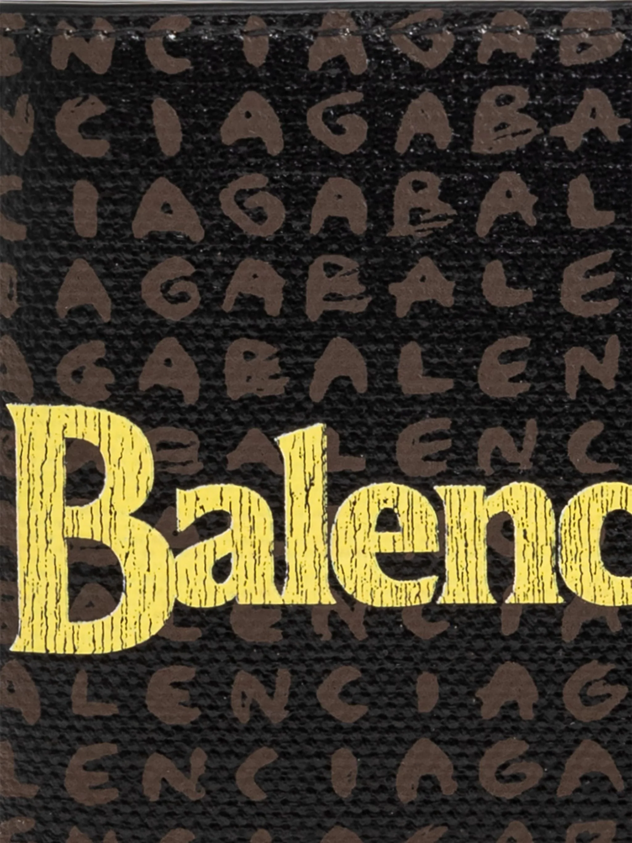 Balenciaga Logo-Print Mini Bi-Fold Wallet - Image 2