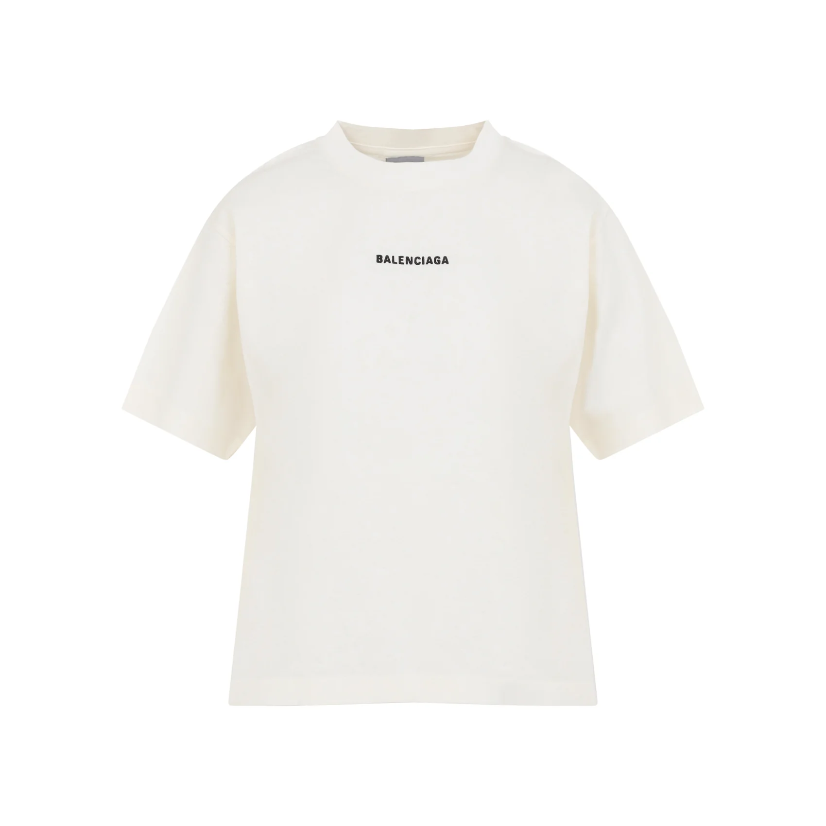 Balenciaga Medium-Fit Cotton T-Shirt for Women - Image 2