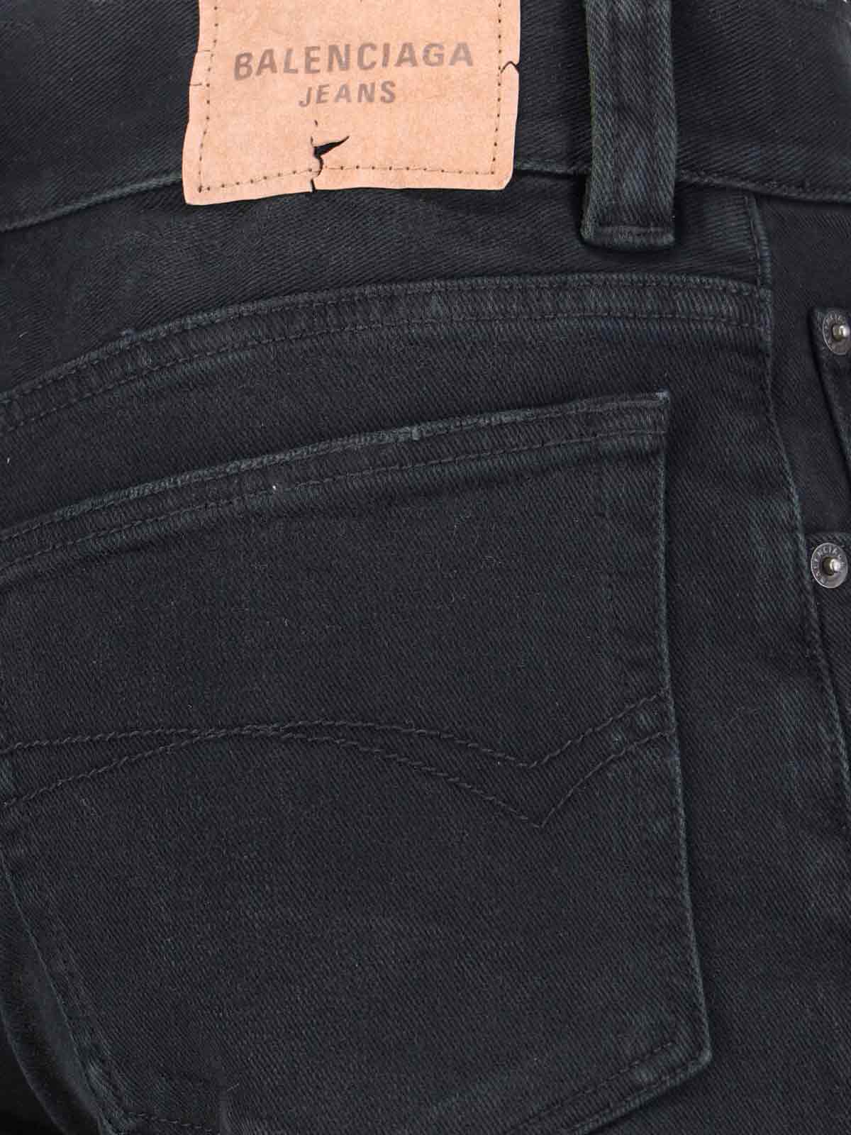 Balenciaga Women’s Stretch Cotton Jeans - Image 4