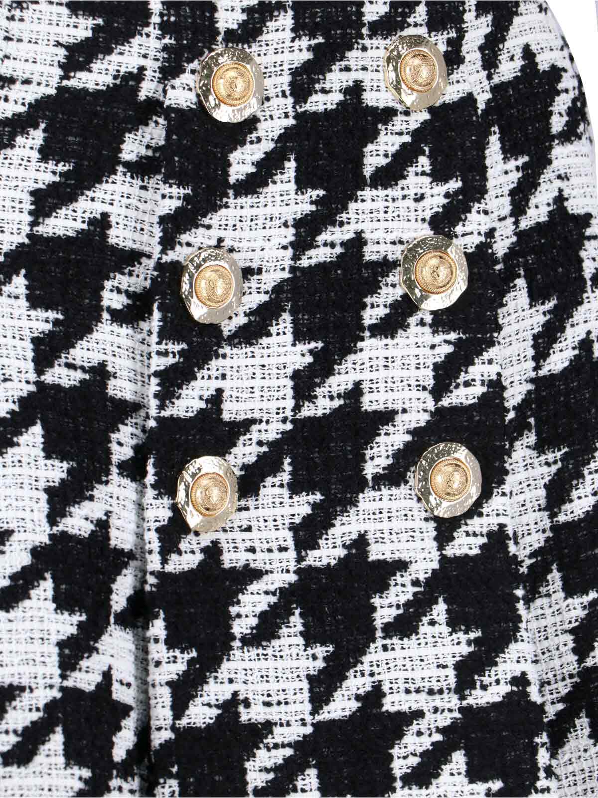 Balmain-inspired Cotton-Blend Mini Skirt for Women - Image 4