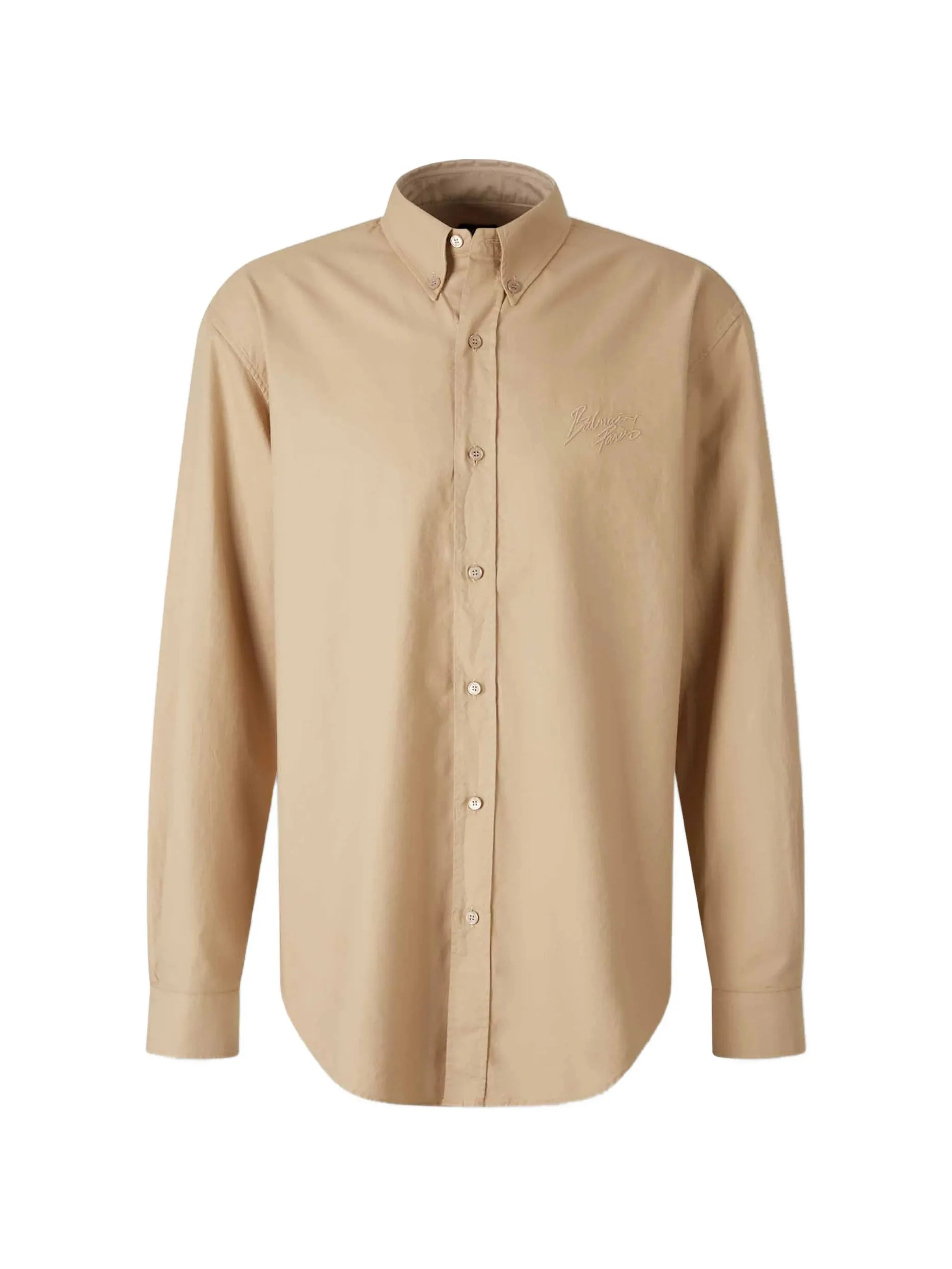 Balmain Long Sleeve Classic Button-Up Shirt - Size 39