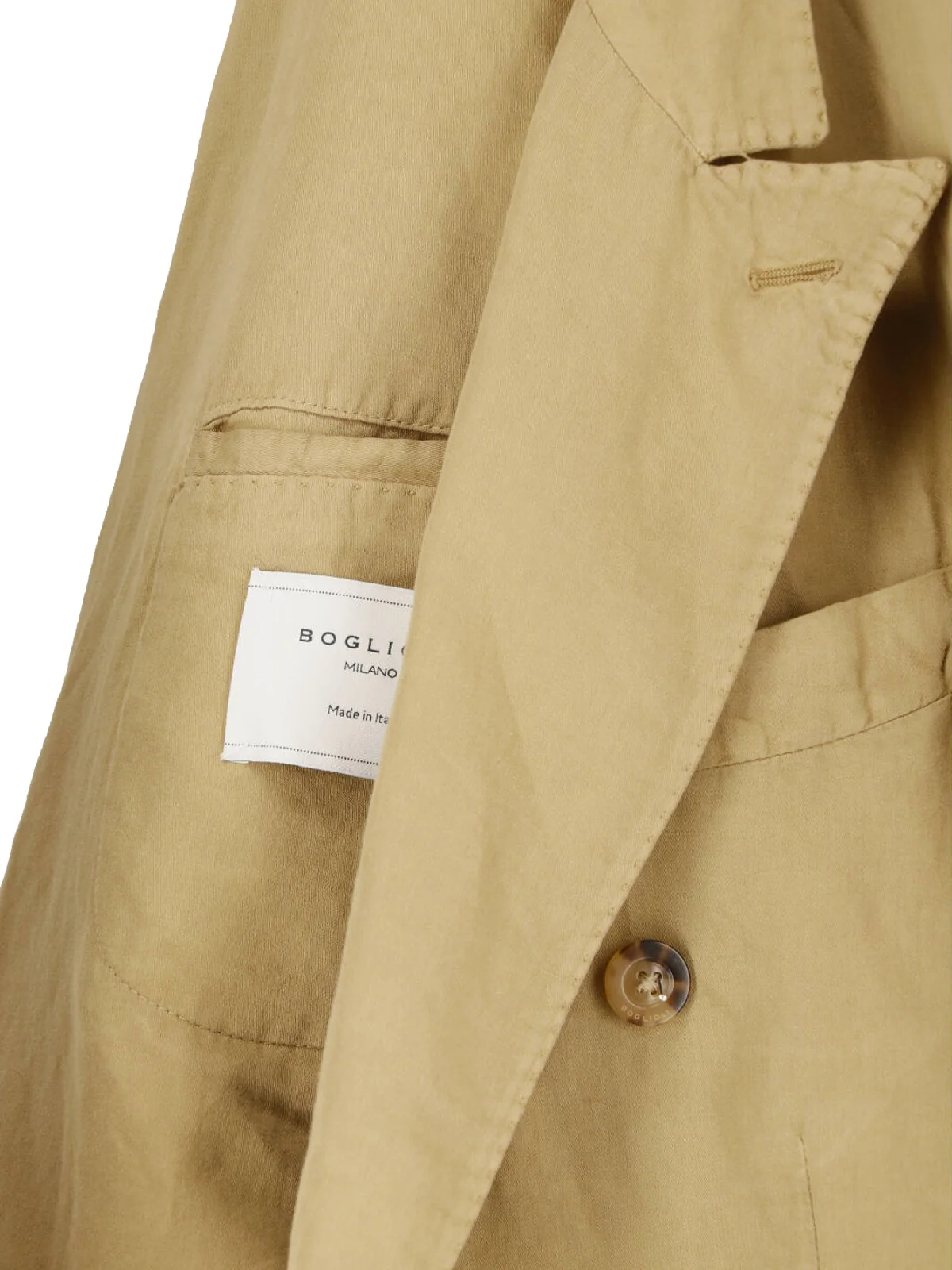Boglioli Men's Linen-Cotton Dress with Light, Natural Texture - Image 5