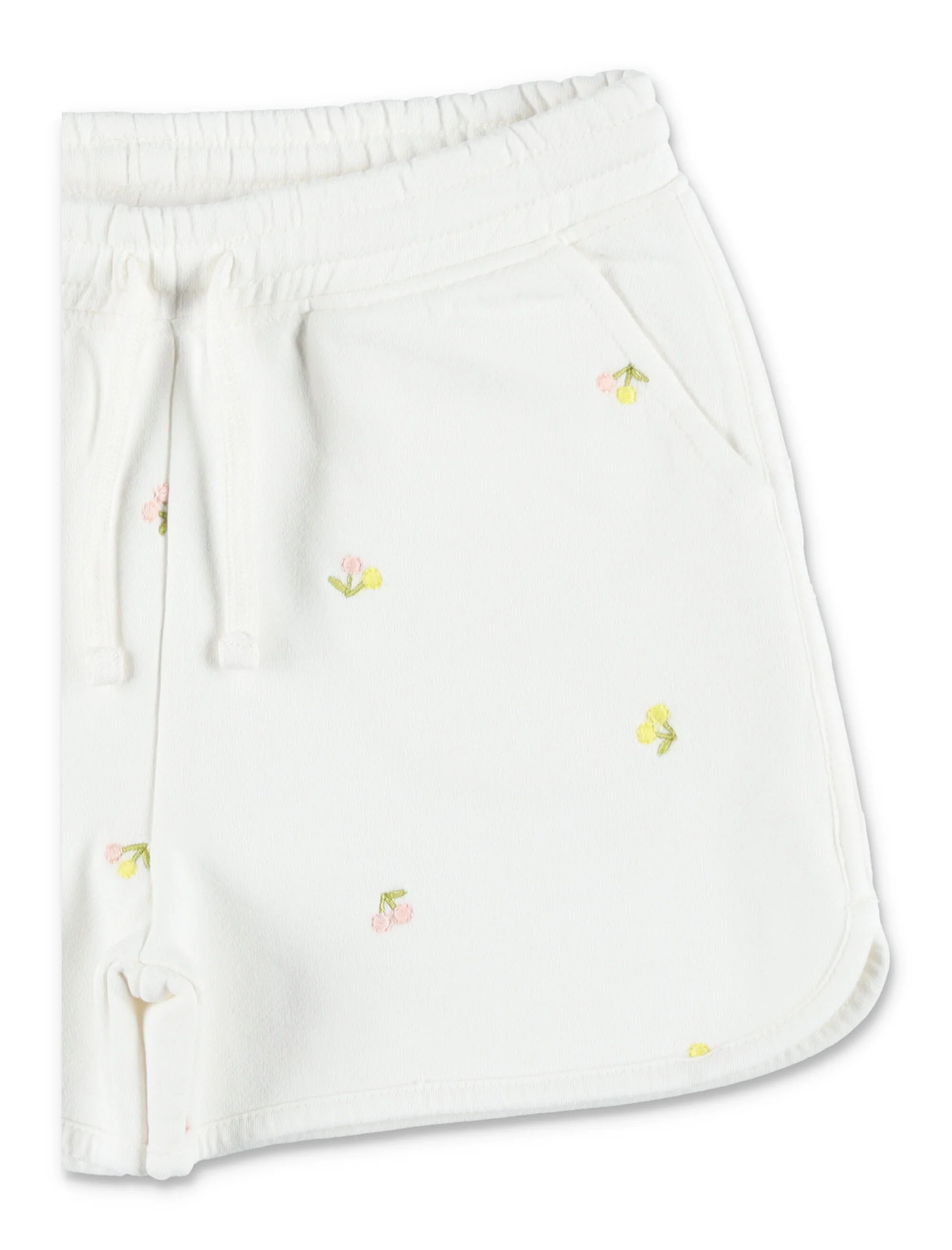 Bonpoint Mini Cherry Embroidered Sweatshorts for Girls - Image 2