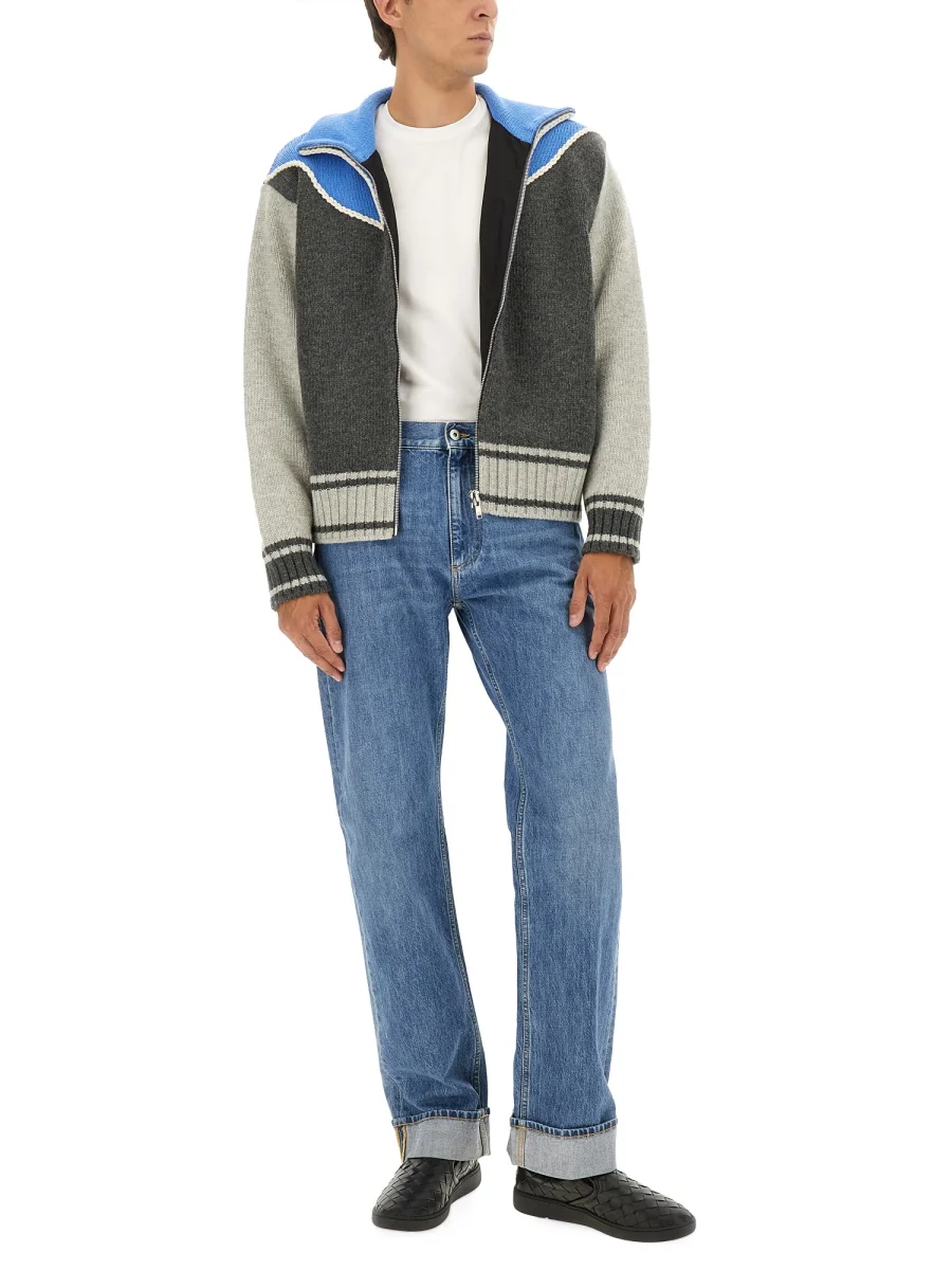 BOTTEGA VENETA Wool Cardigan with Zip - Image 2