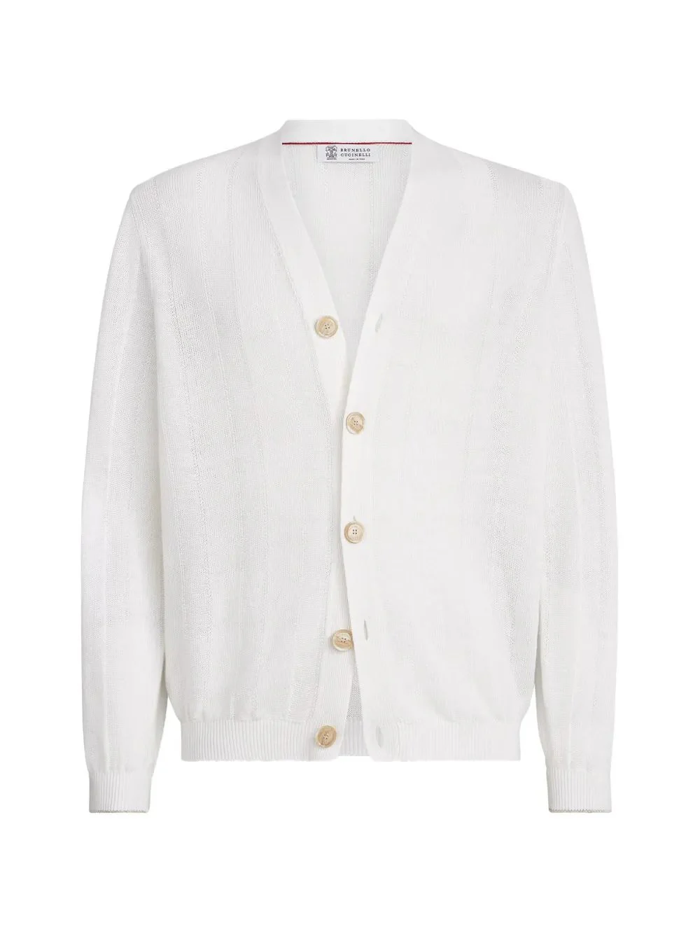 Brunello Cucinelli Linen Cotton Cardigan for Men