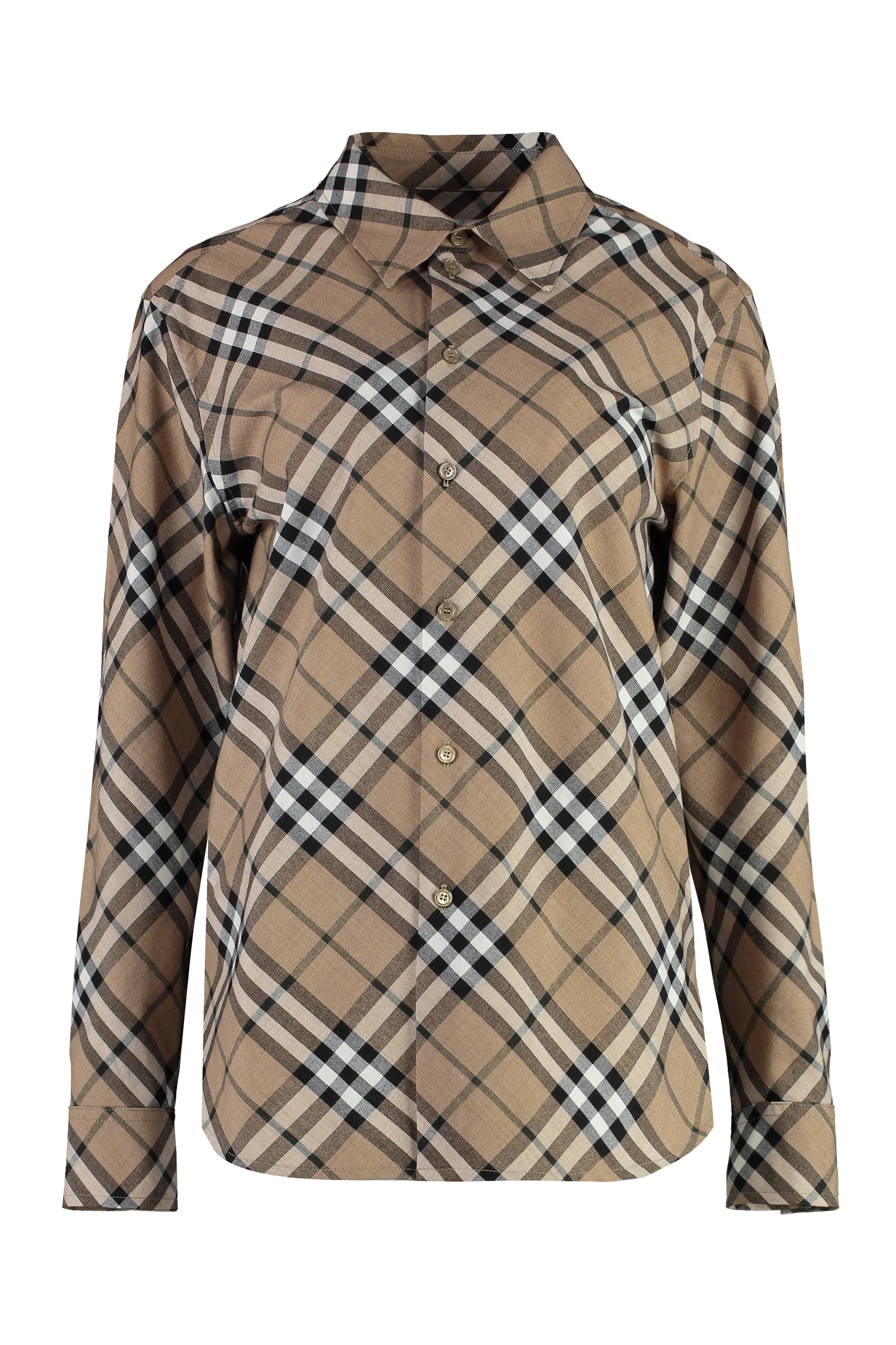 Burberry Checkered Design Cotton Shirt