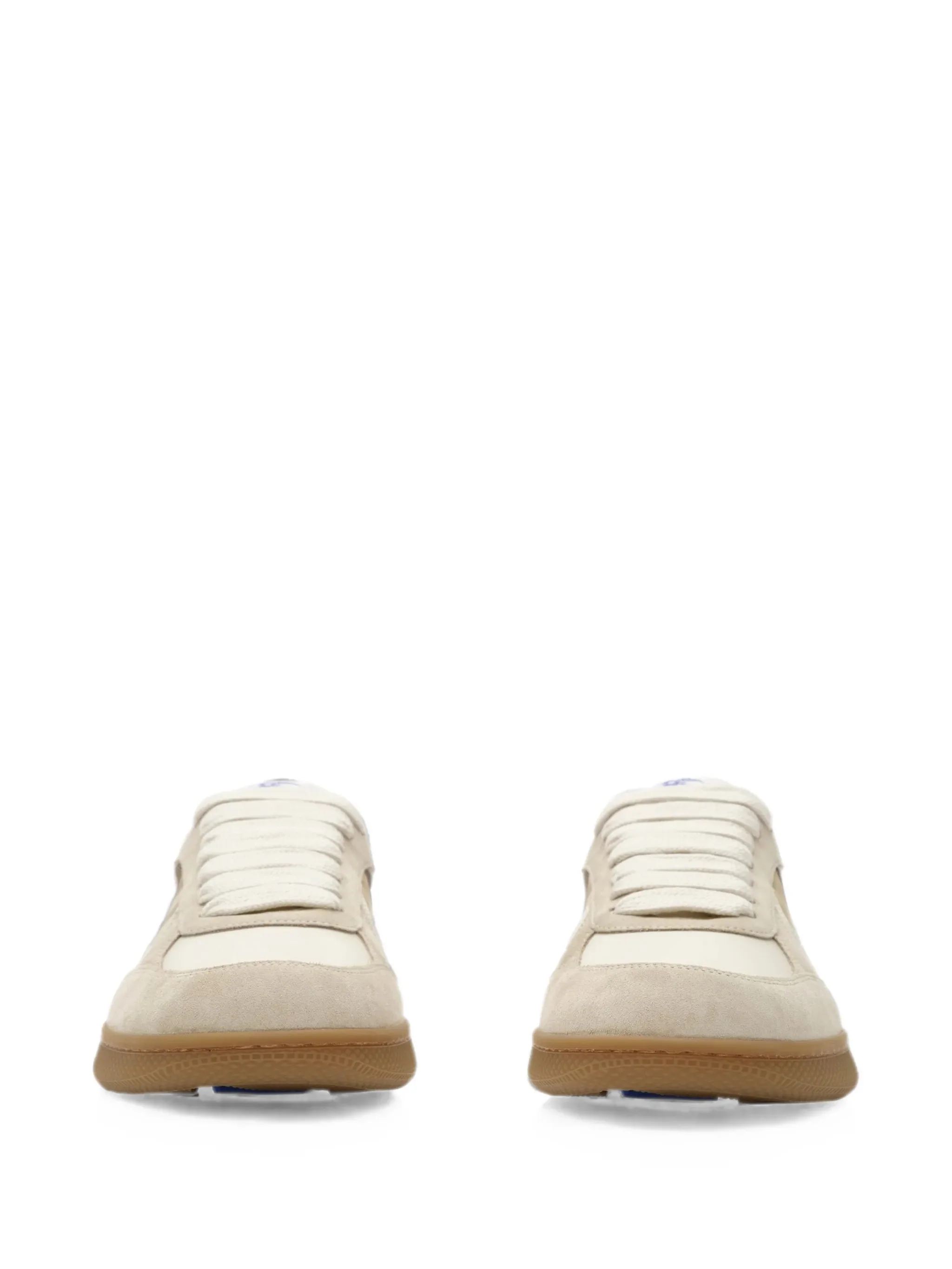 Burberry Contrasting Cuff Sneakers with Equestrian Design - Image 4