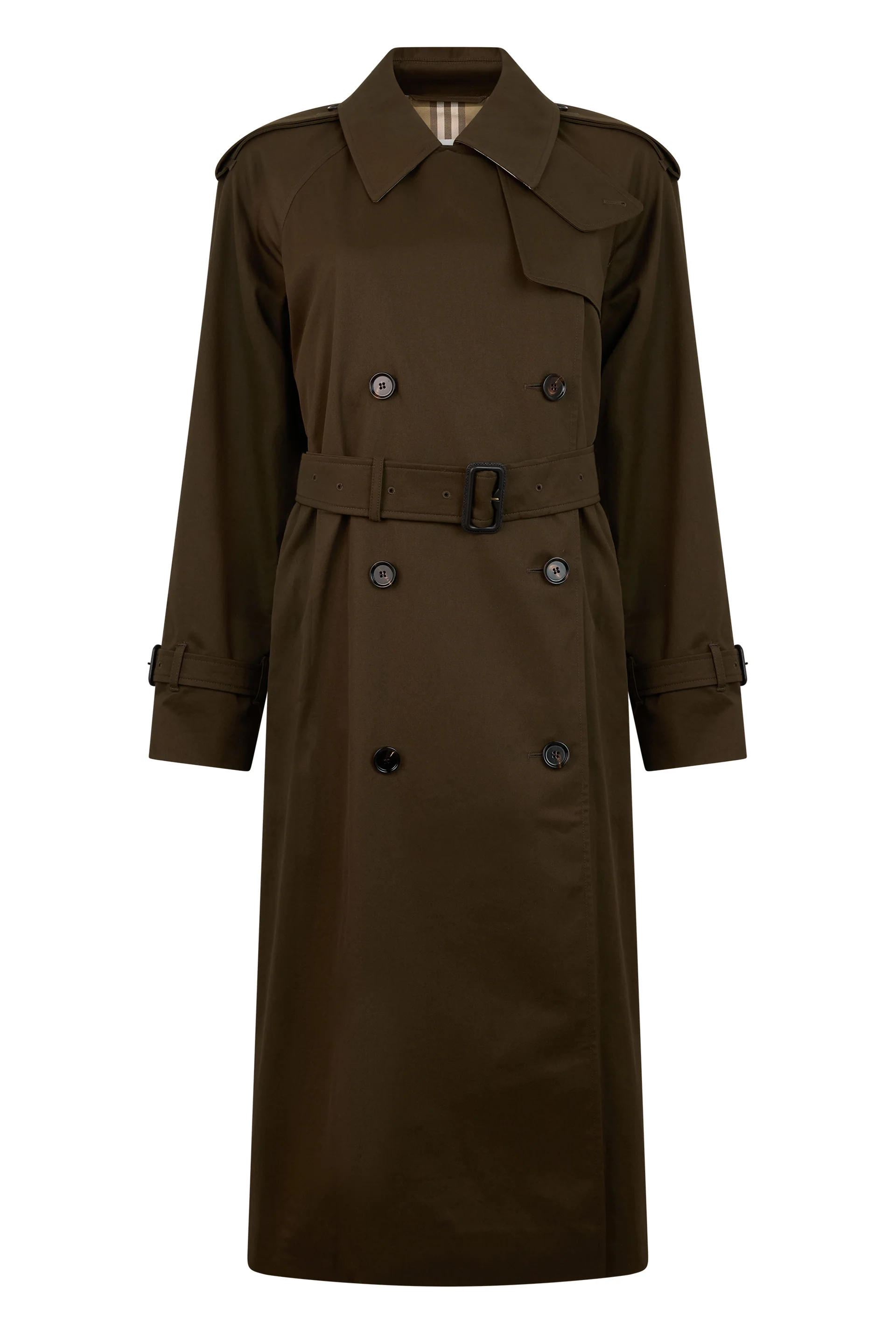 Burberry Long Trench Coat with Belt
