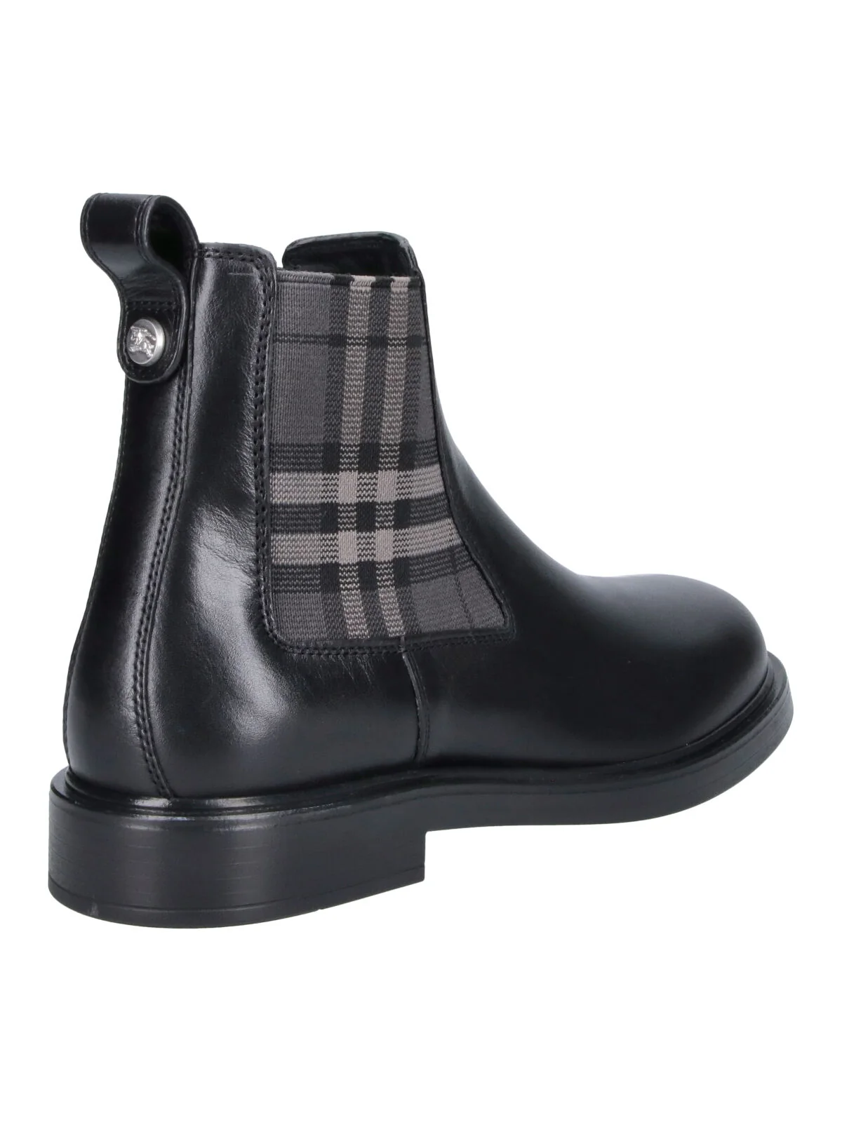 Burberry Men’s Calf Leather and Rubber Boots - Image 4