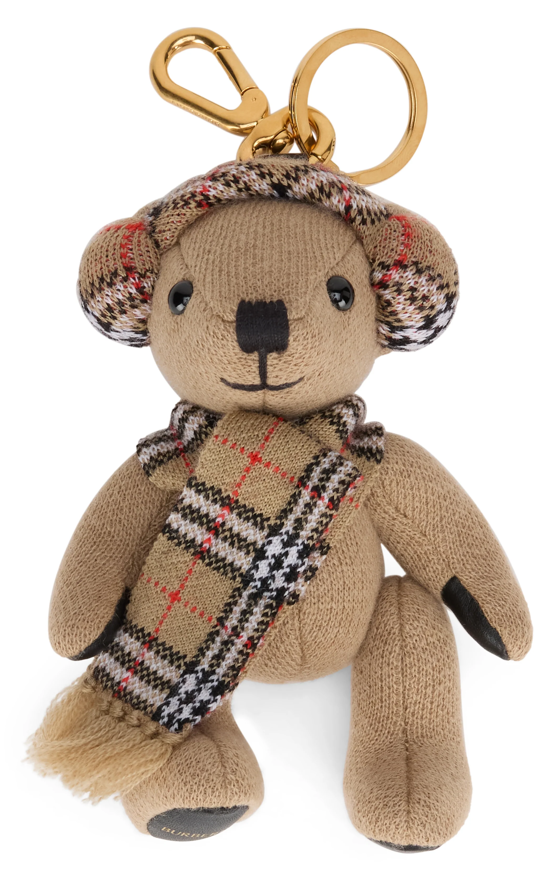 Burberry Mini Teddy Handbag Charm in Wool and Cashmere - Image 2