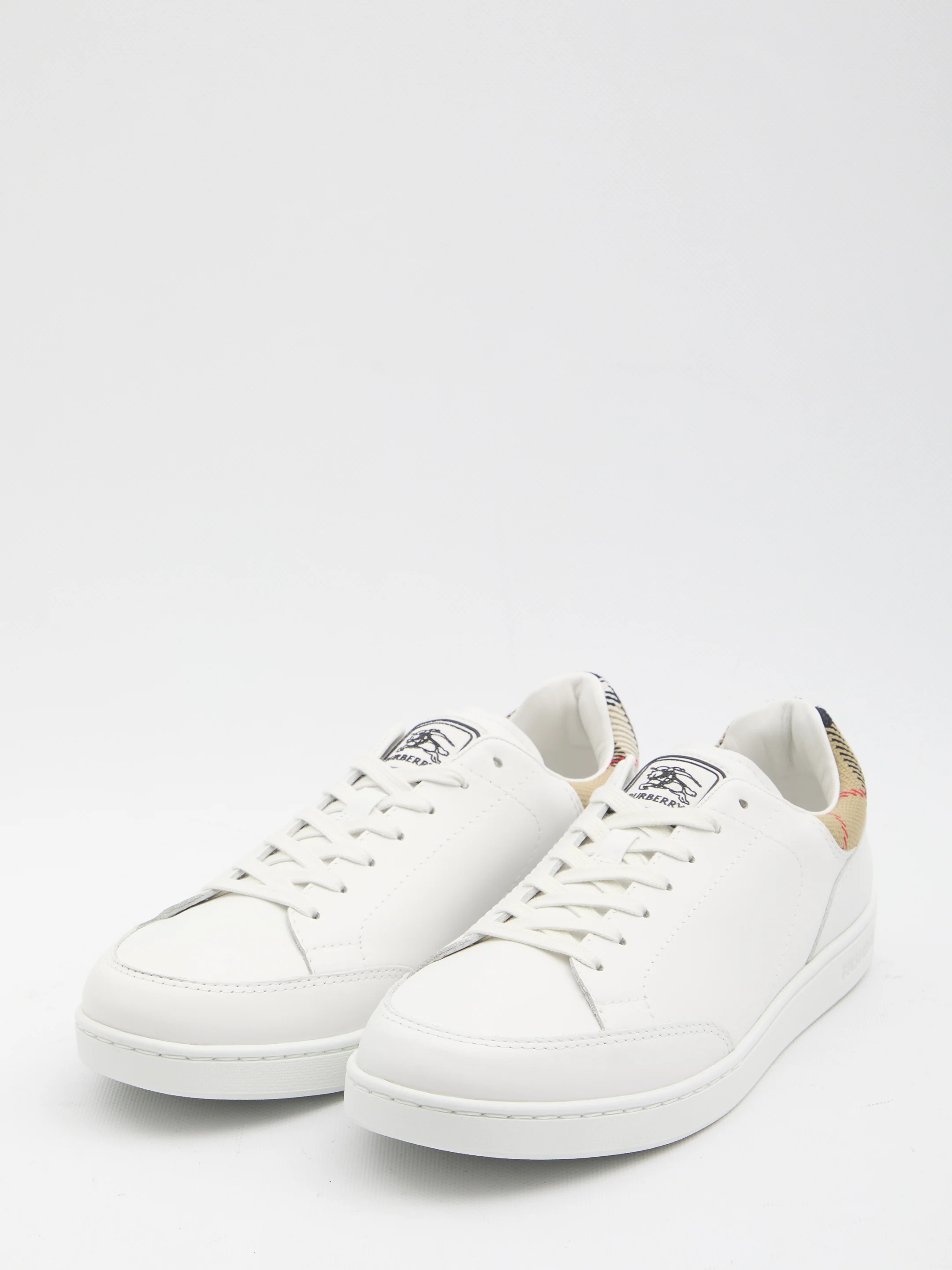 BURBERRY Set Leather Sneakers - Image 7