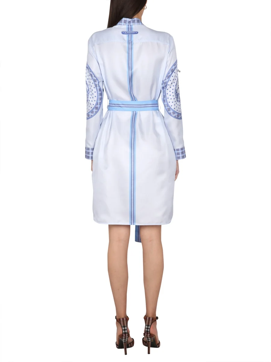 BURBERRY Silk Chemisier Dress - Image 3