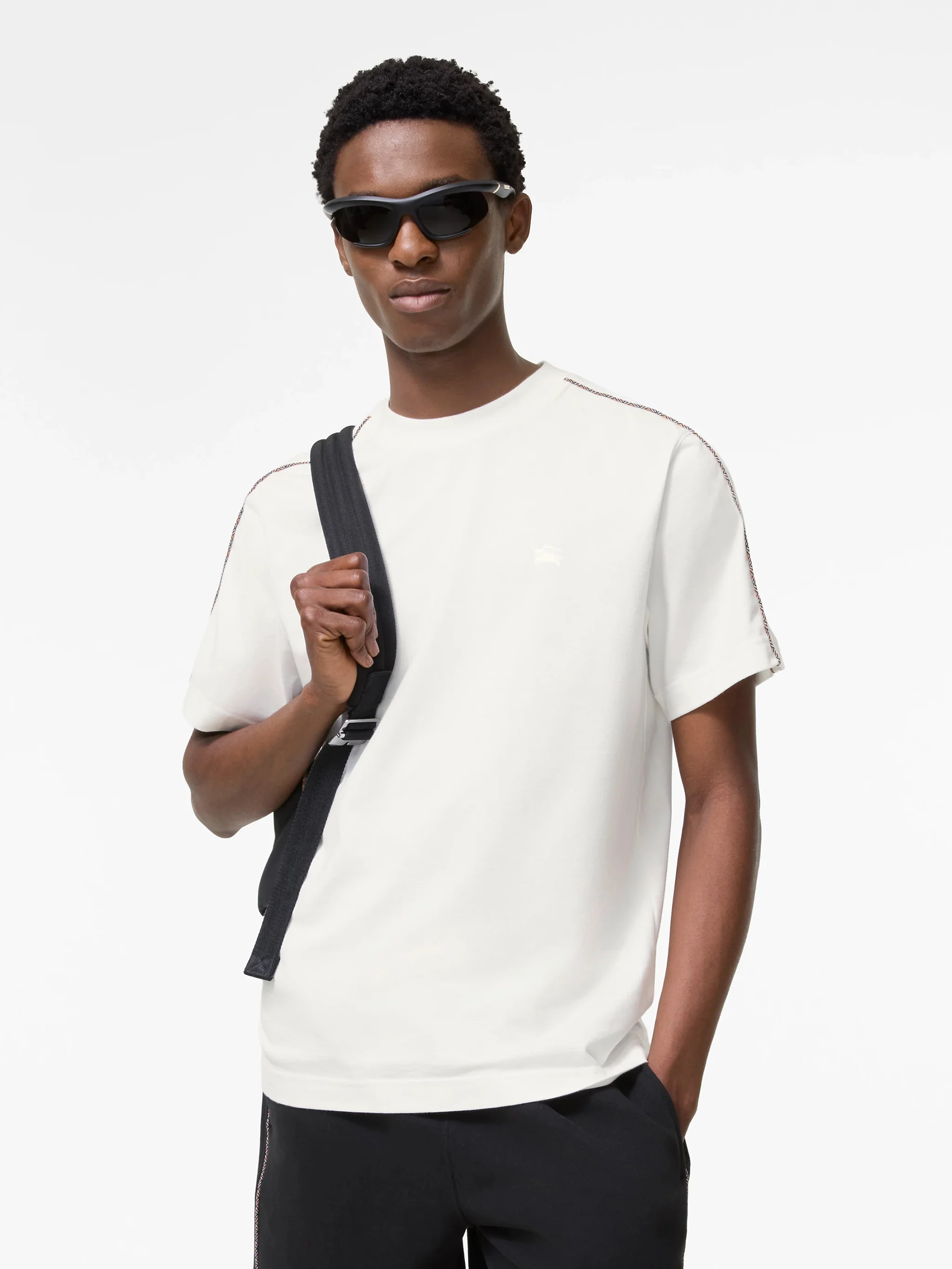 Burberry Tailored Neck T-Shirt - Medium - Image 2