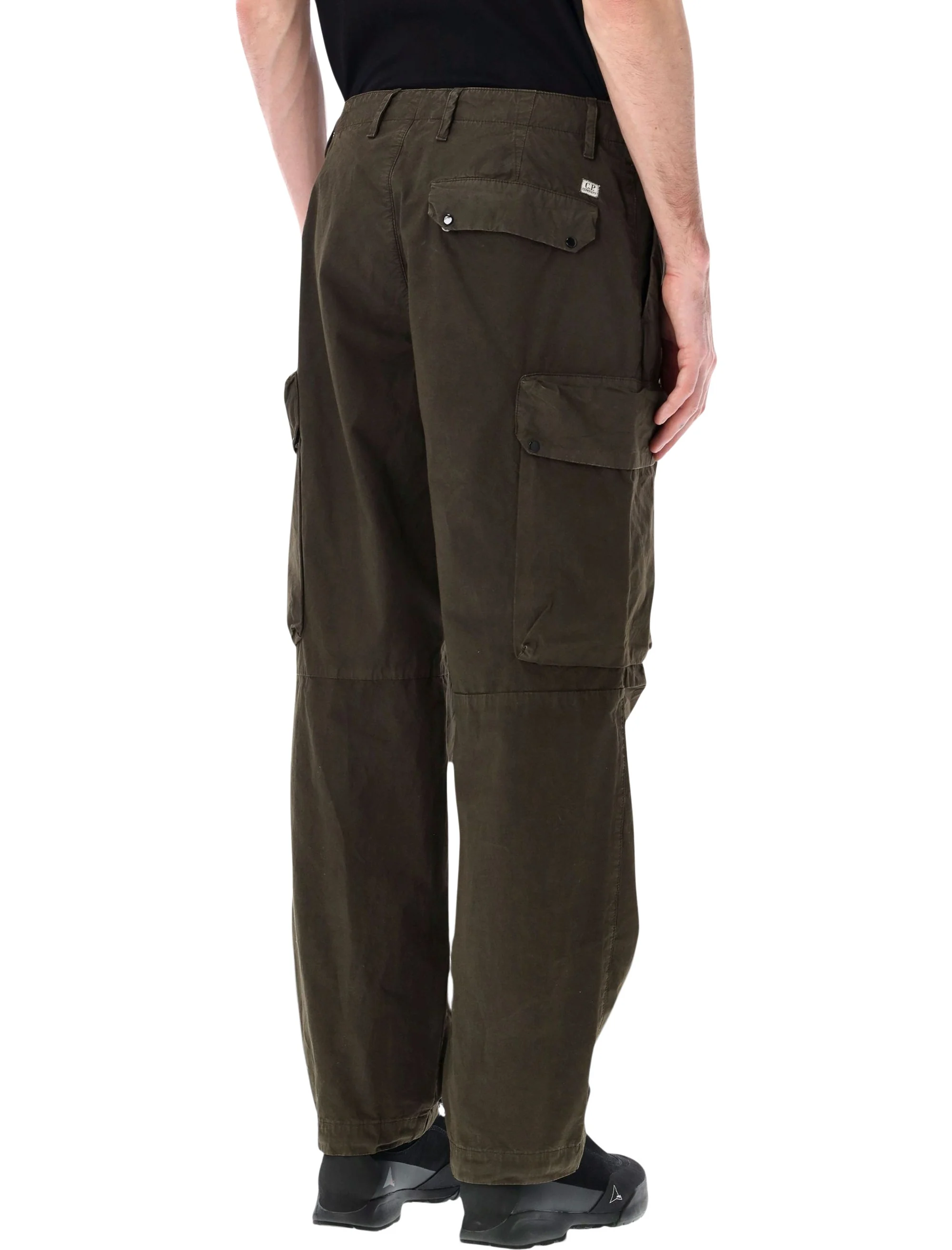 C.p. Company Men's Regular Fit Cargo Pants with Adjustable Cuffs - Size 48 - Image 2