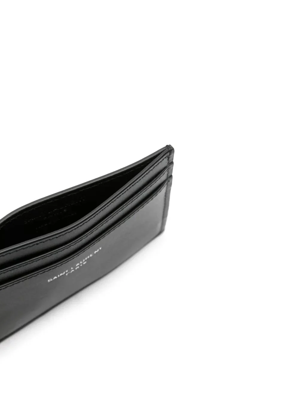 Card Case with Embossed Saint Laurent Signature - Image 3