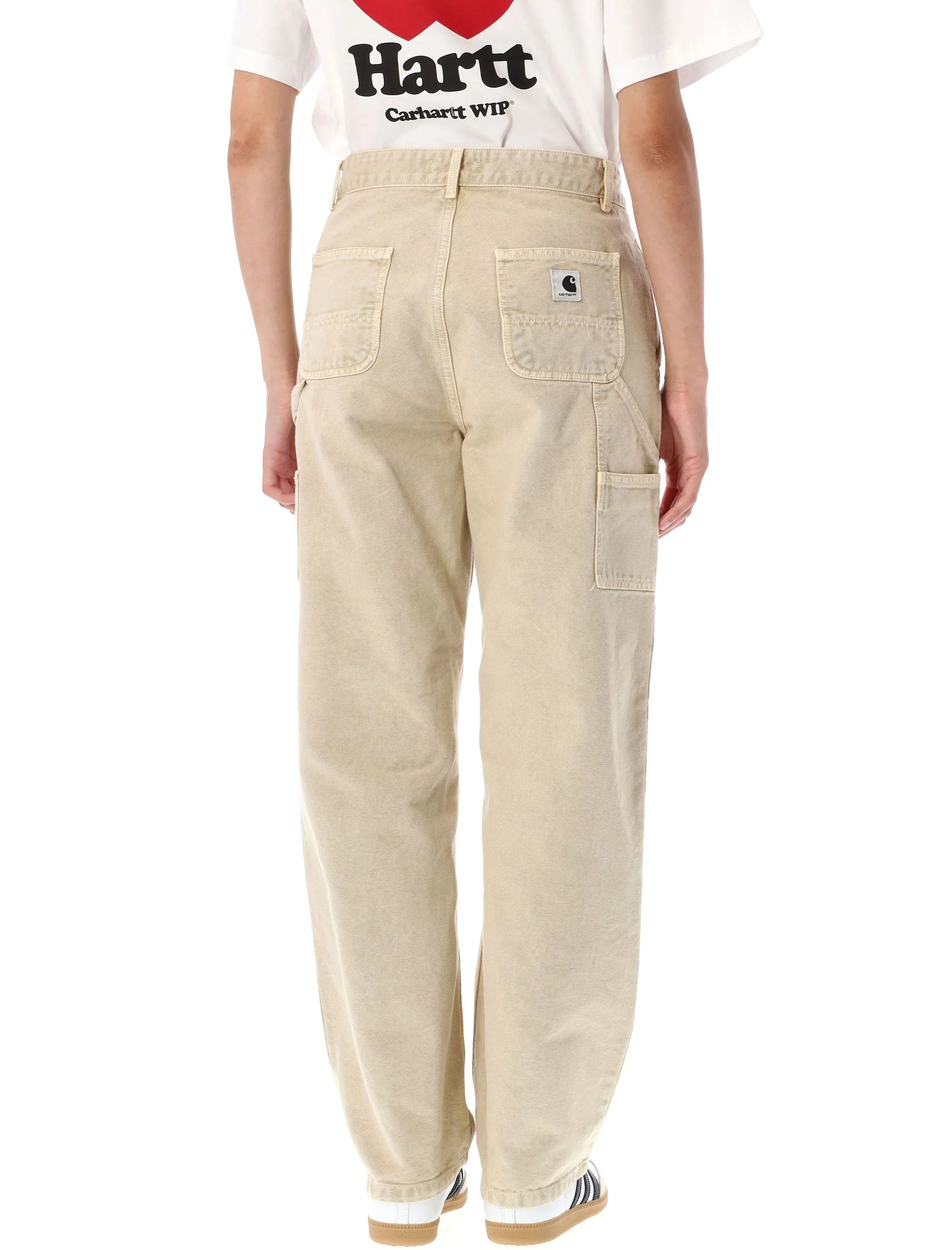 Carhartt Wip Organic Cotton Canvas Straight Leg Trousers for Women - Size 26 - Image 2
