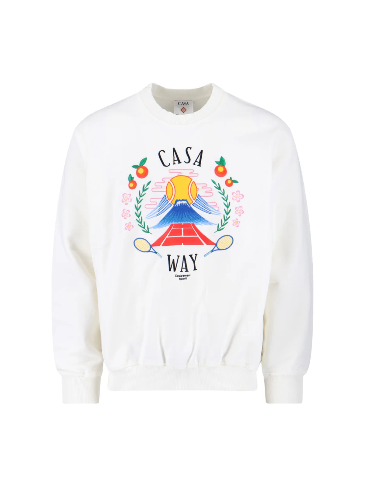 Casablanca Contrast Knit Sweatshirt
