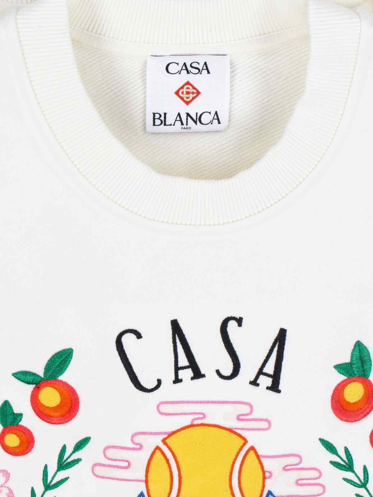 Casablanca Contrast Knit Sweatshirt - Image 3