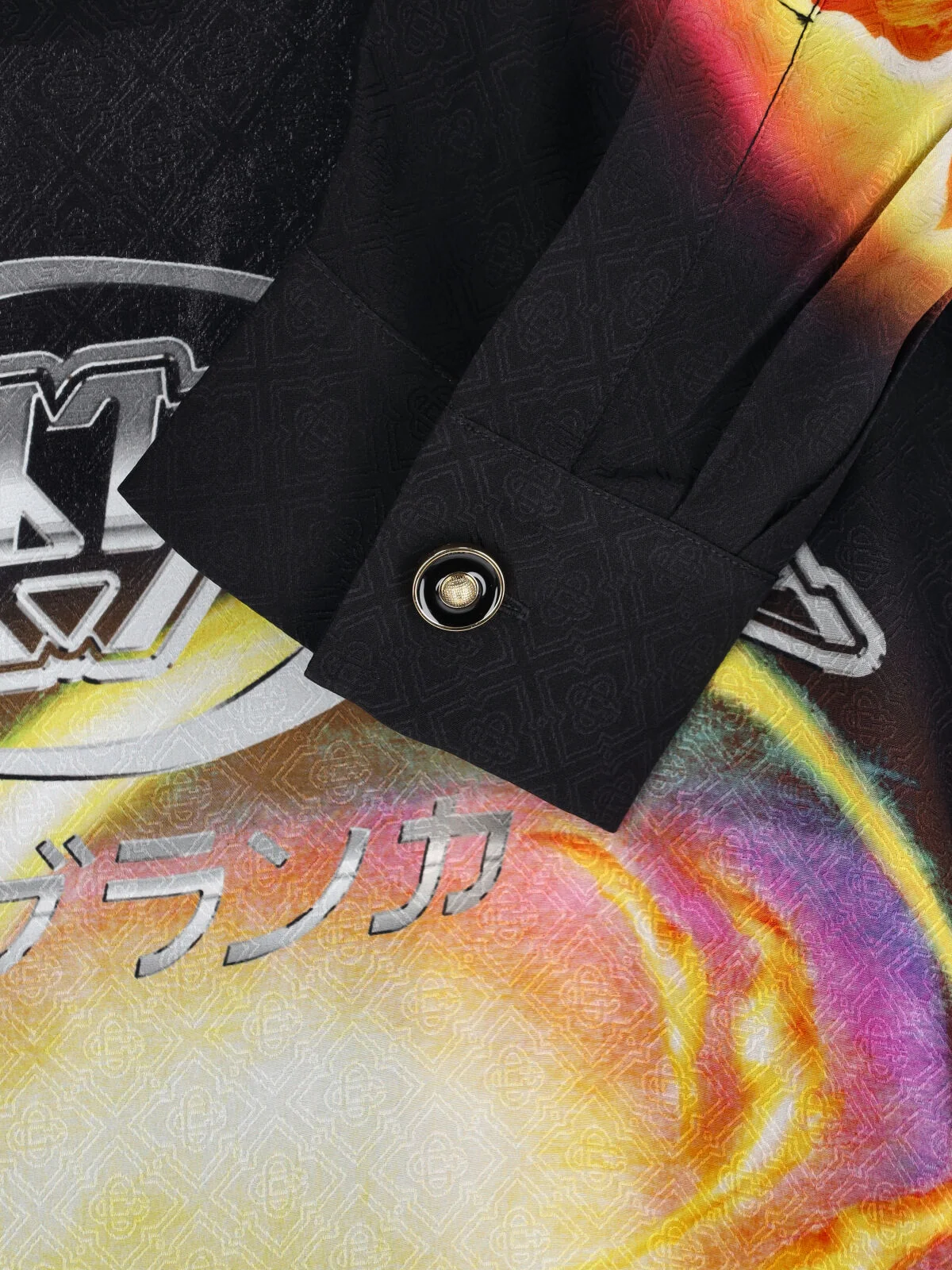 Casablanca Skyline 100% Silk Shirt for Men - Image 4