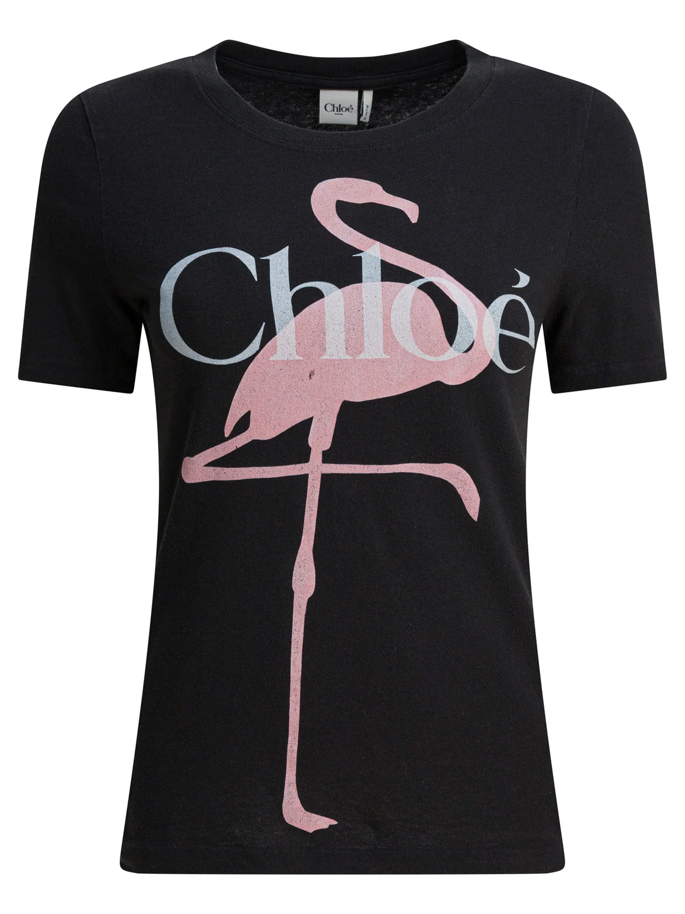 Chloé Cotton Logo Long Sleeve T-Shirt - Regular Fit
