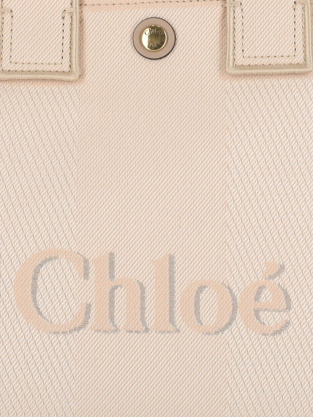 Chloé Women’s Cotton and Calf Leather Shoulder Bag - Image 5