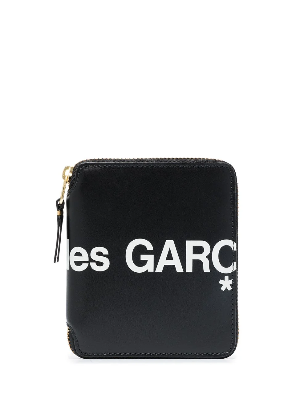 Comme Des Garcons Wallet Zip-Around Leather Wallet with Logo - Image 7