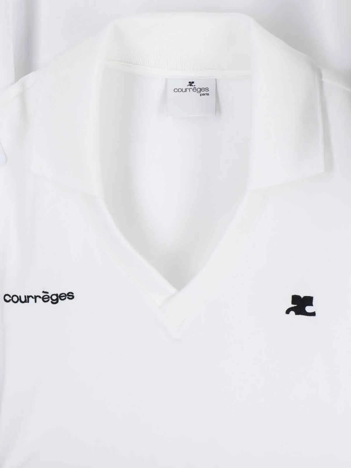 Courrèges Elegant Mini Dress in 100% Polyester - Image 3