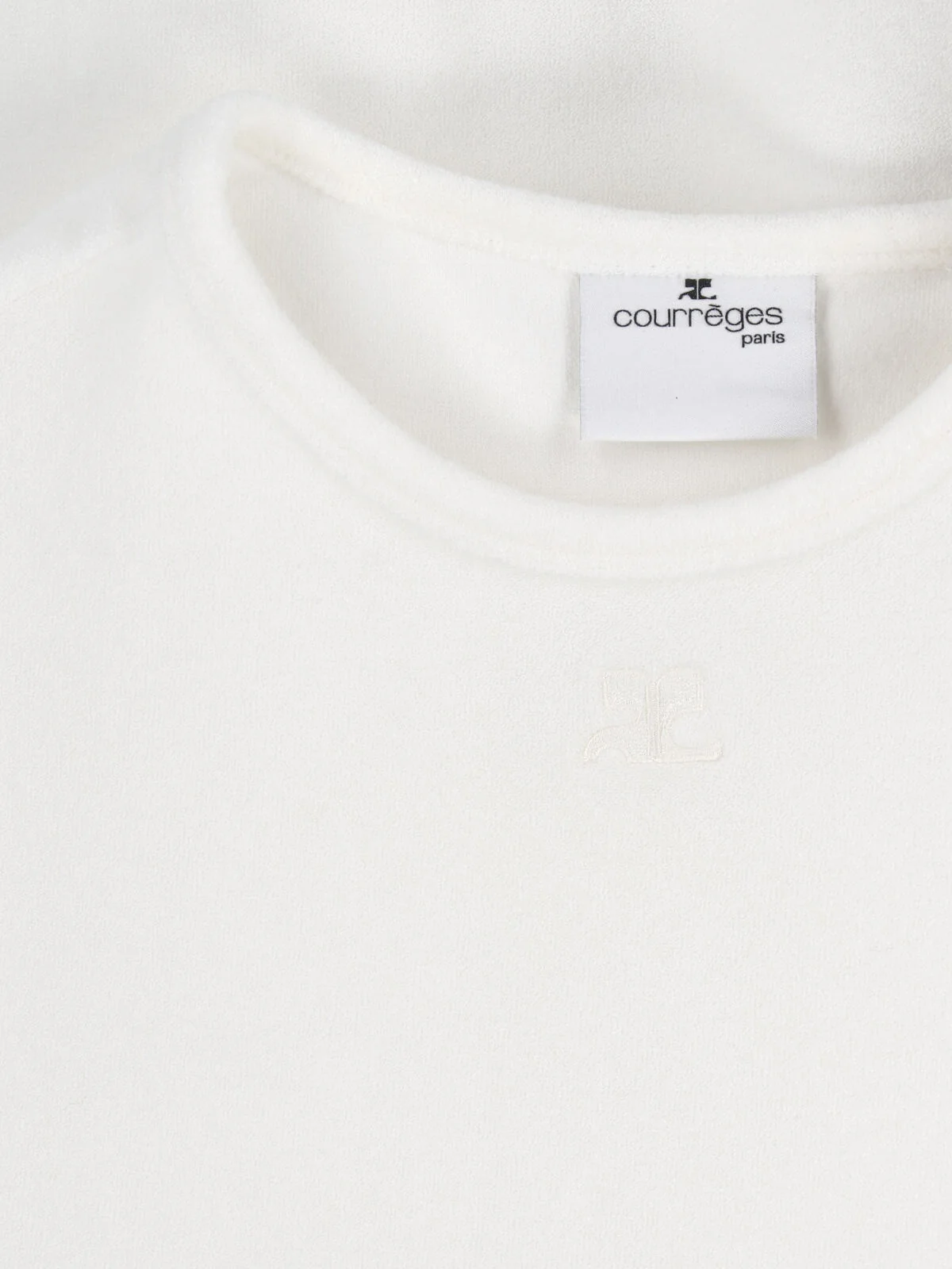 Courrèges Elegant Viscose Blend T-Shirt for Women - Image 3