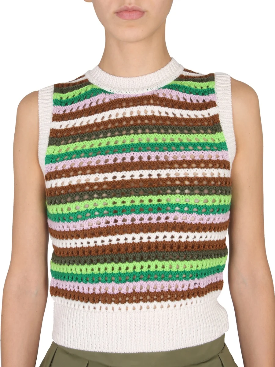 Department Five Women's Striped Wool Top - Image 4