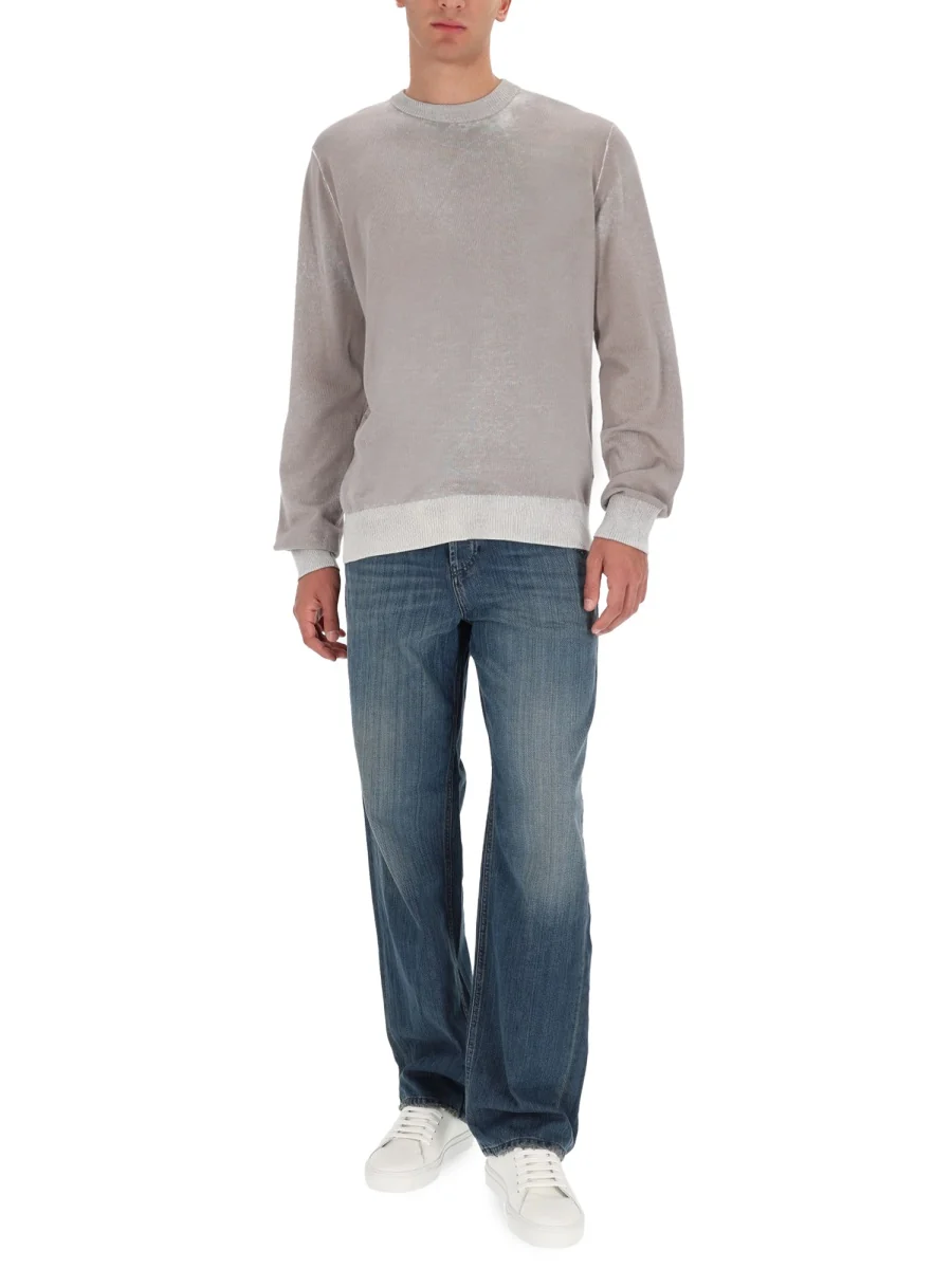 Diesel Men's Cotton Crew Neck Sweater - Image 3