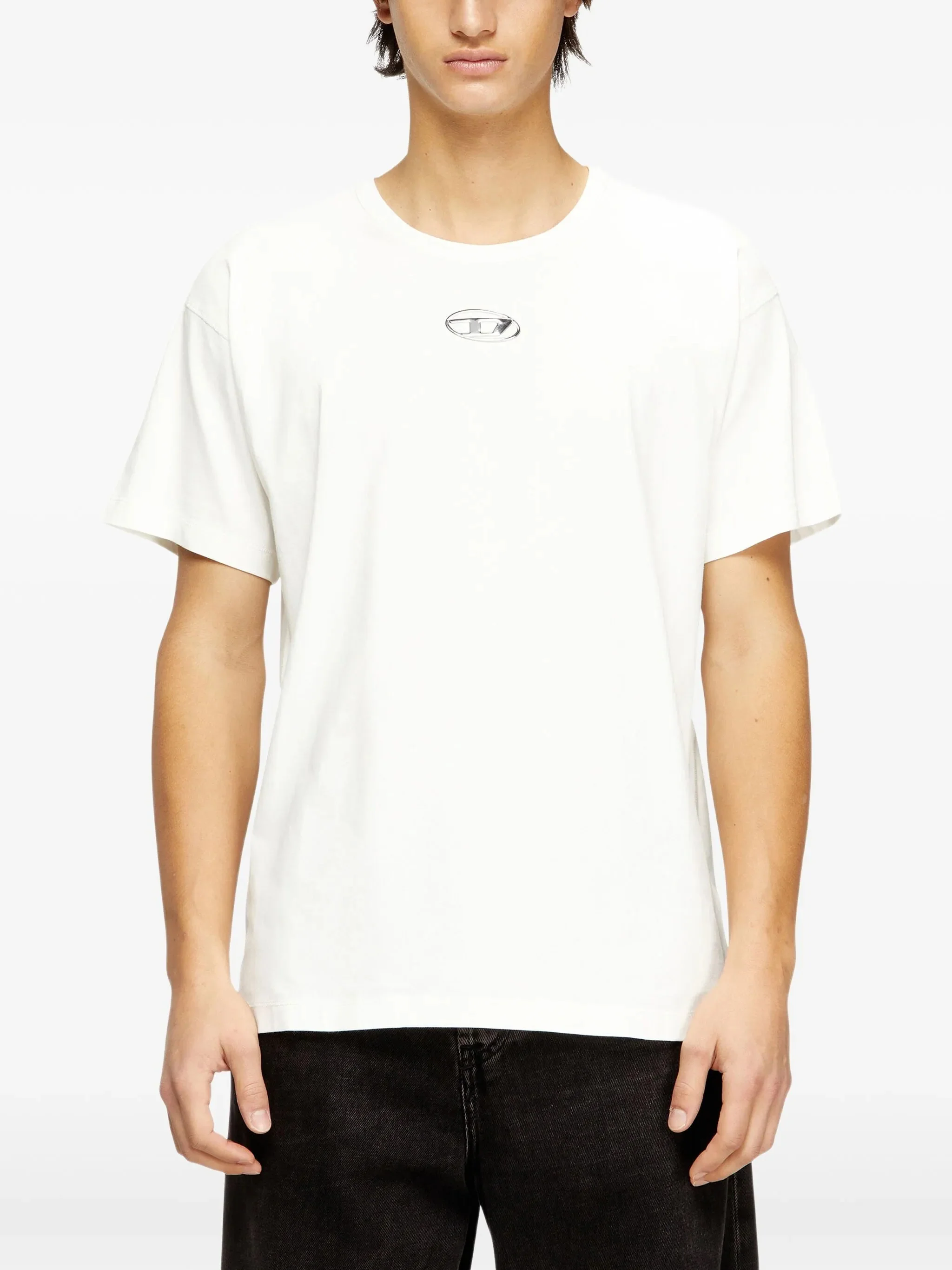 Diesel Regular Fit Neck T-Shirt - Size L - Image 5