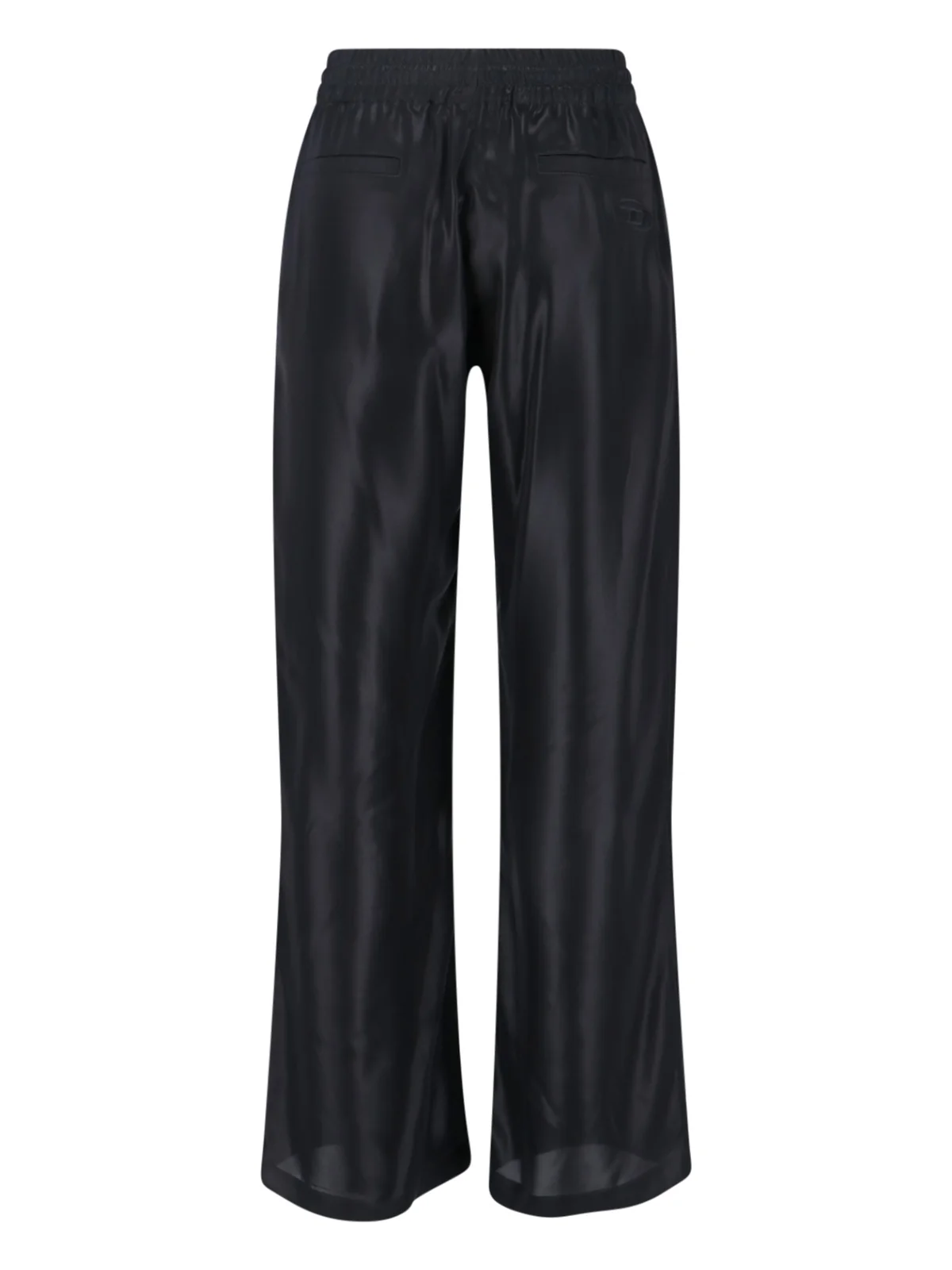 Diesel-Style High-Waist Tapered Trousers in 100% Polyester - Image 2