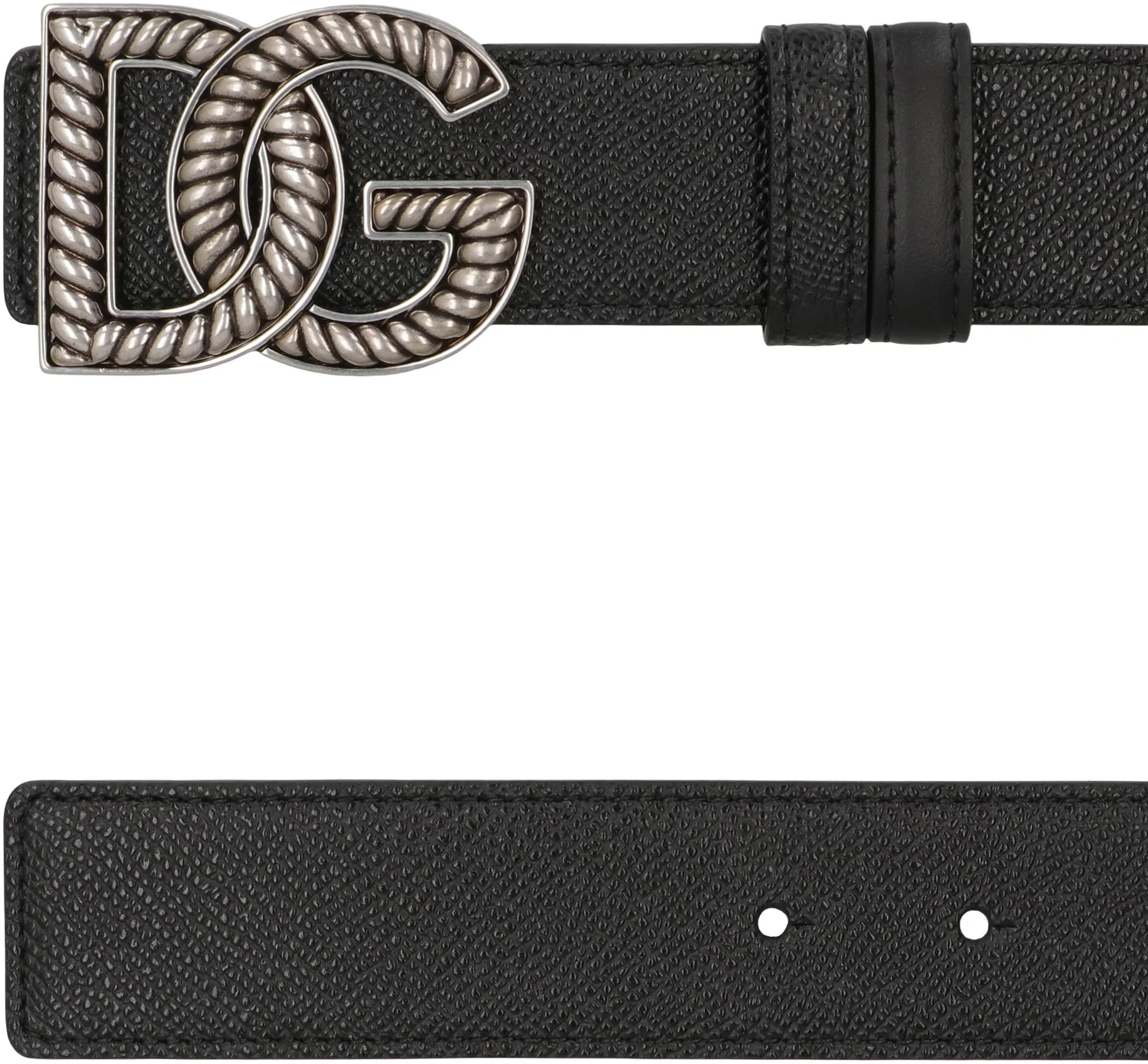 DOLCE & GABBANA Alpine Logo-buckle Belt - Image 6