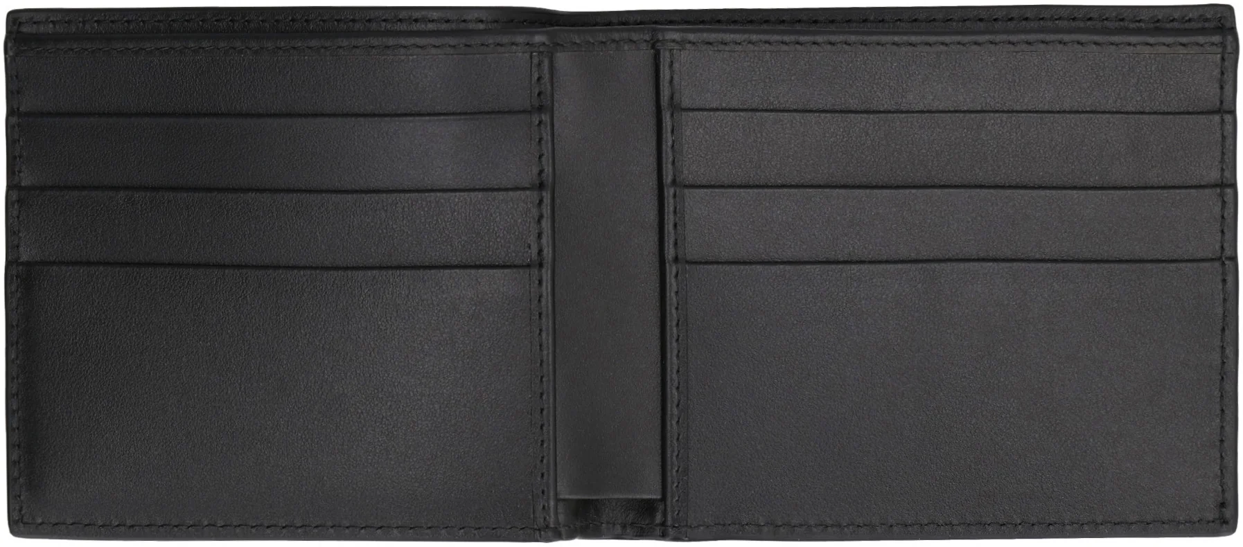 DOLCE & GABBANA Calfskin Bifold Wallet with Raised Logo - Image 4